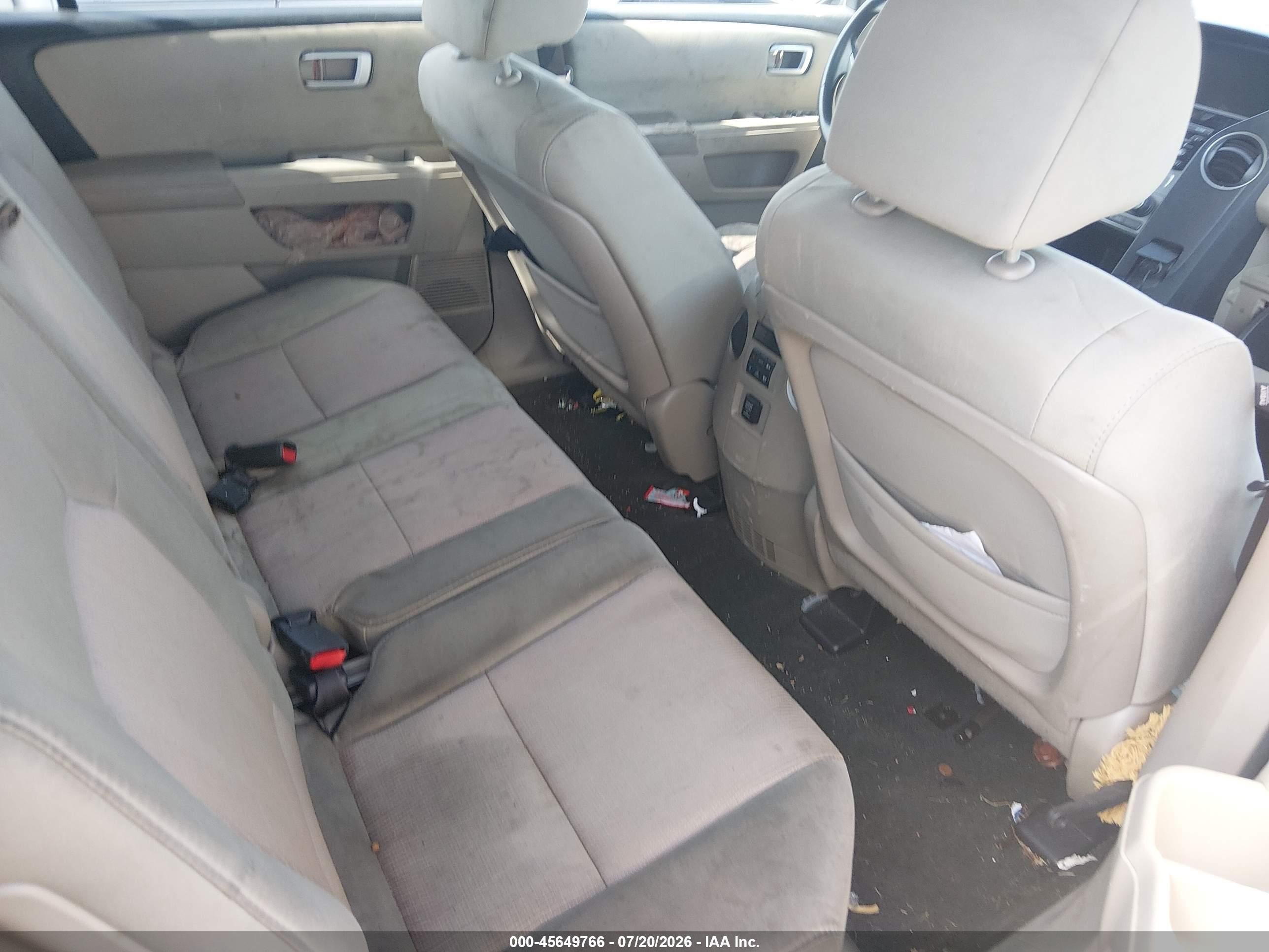 2014 Honda Pilot Ex Серый vin: 5FNYF4H4XEB053717