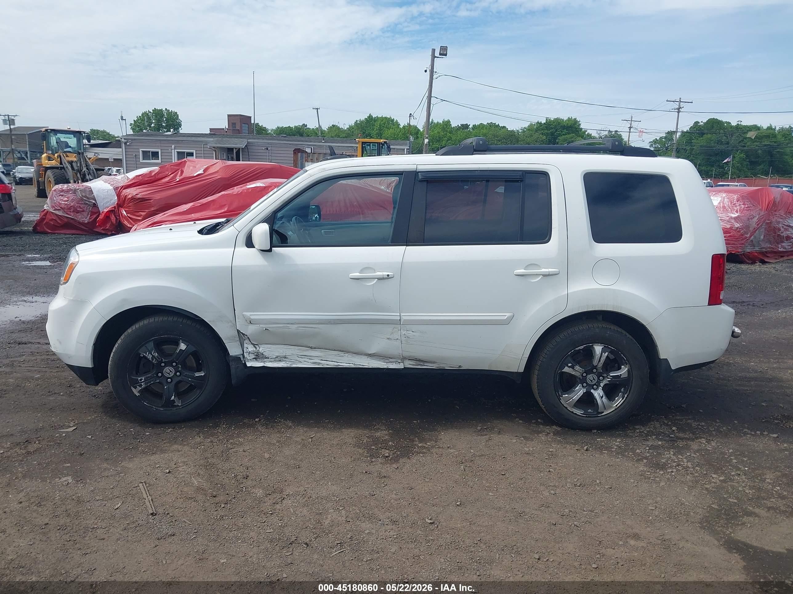 2015 Honda Pilot Ex Белый vin: 5FNYF4H4XFB016376