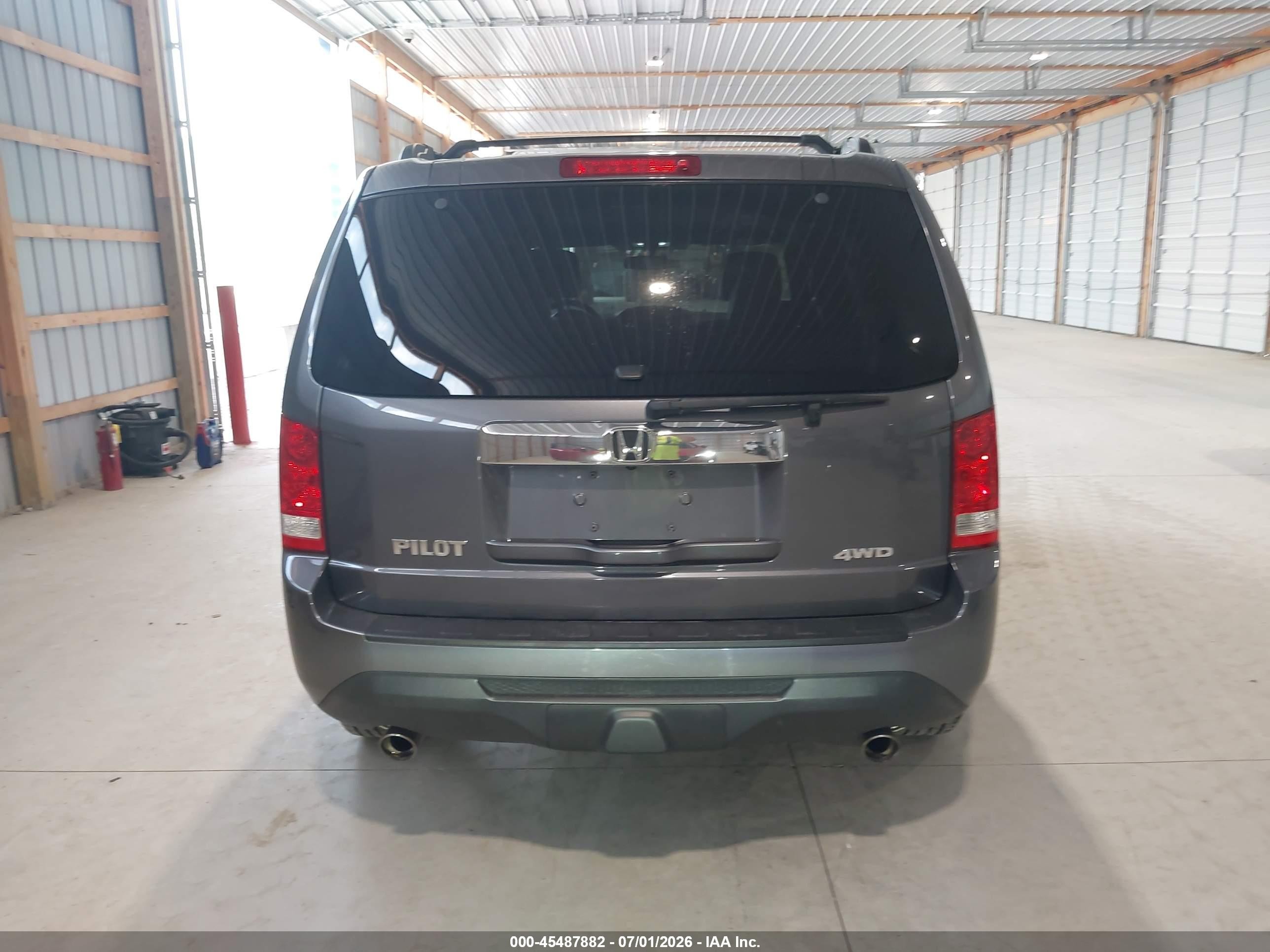 2015 Honda Pilot Ex Gray vin: 5FNYF4H4XFB021352