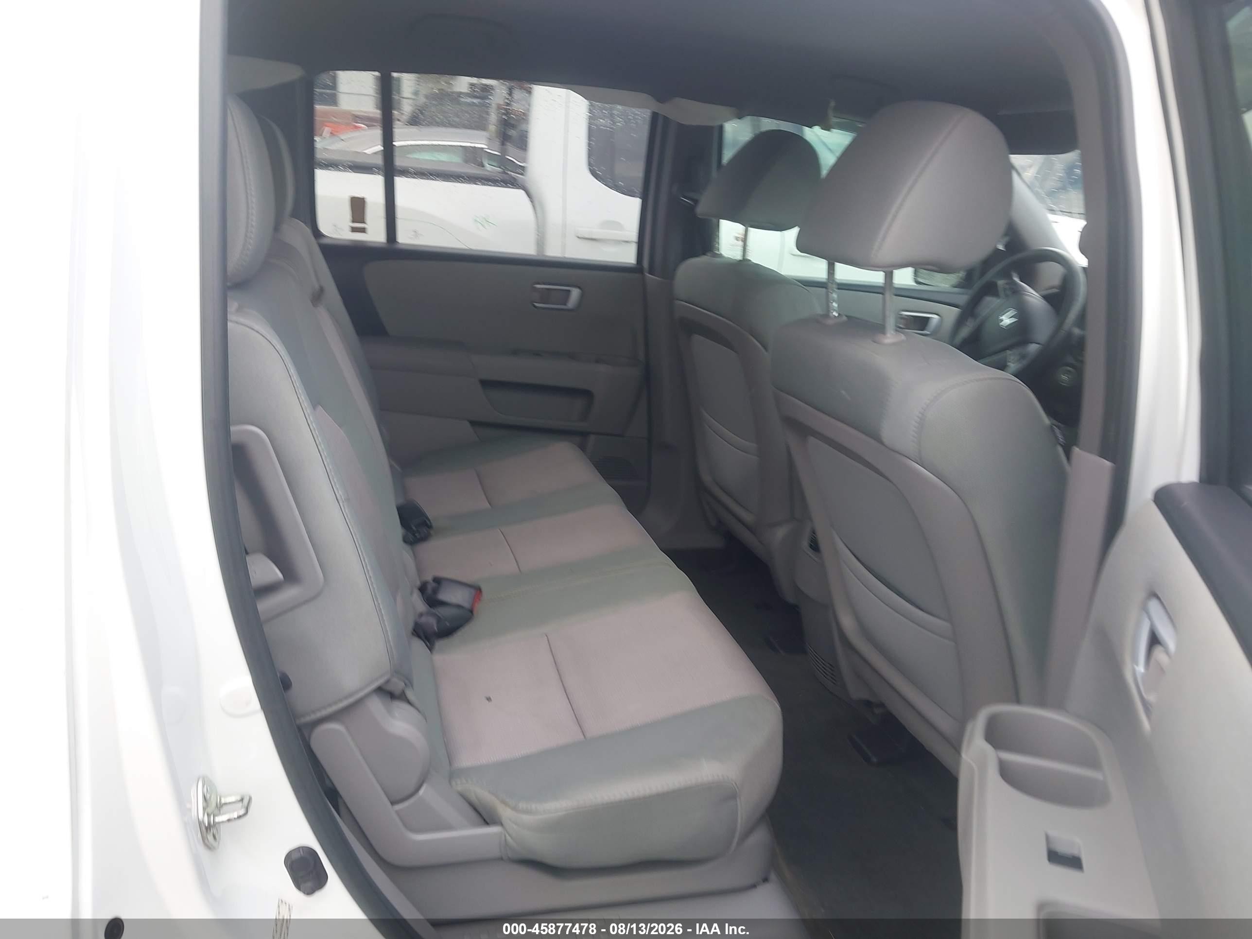 2015 Honda Pilot Ex White vin: 5FNYF4H4XFB054691