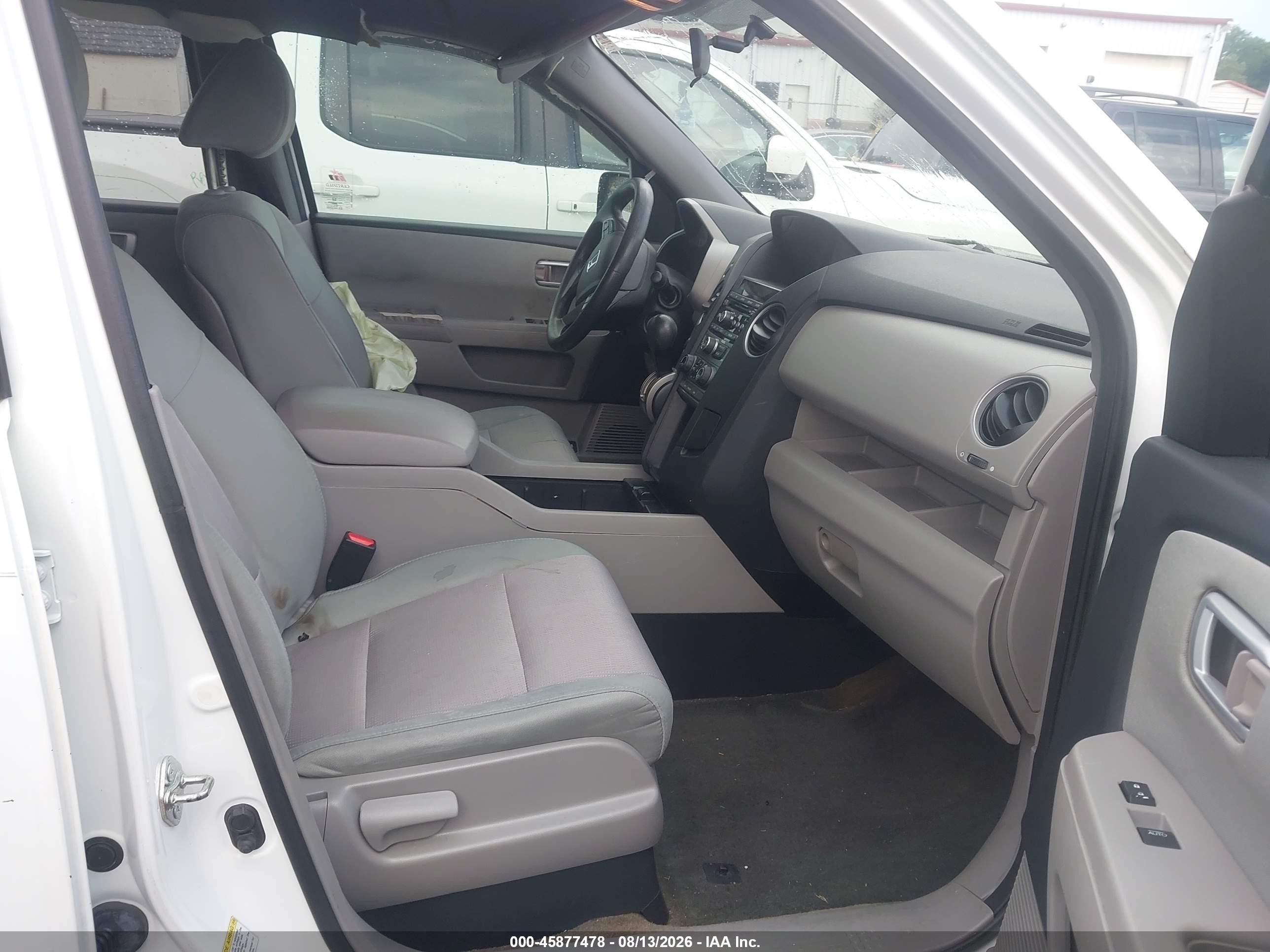 2015 Honda Pilot Ex White vin: 5FNYF4H4XFB054691