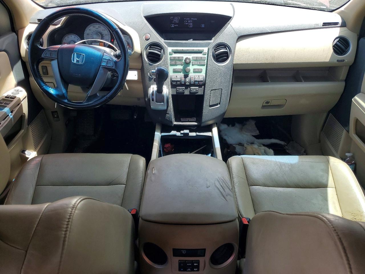 2010 Honda Pilot Exl Burgundy vin: 5FNYF4H50AB037853