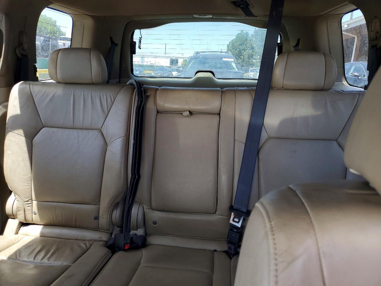 2010 Honda Pilot Exl Burgundy vin: 5FNYF4H50AB037853