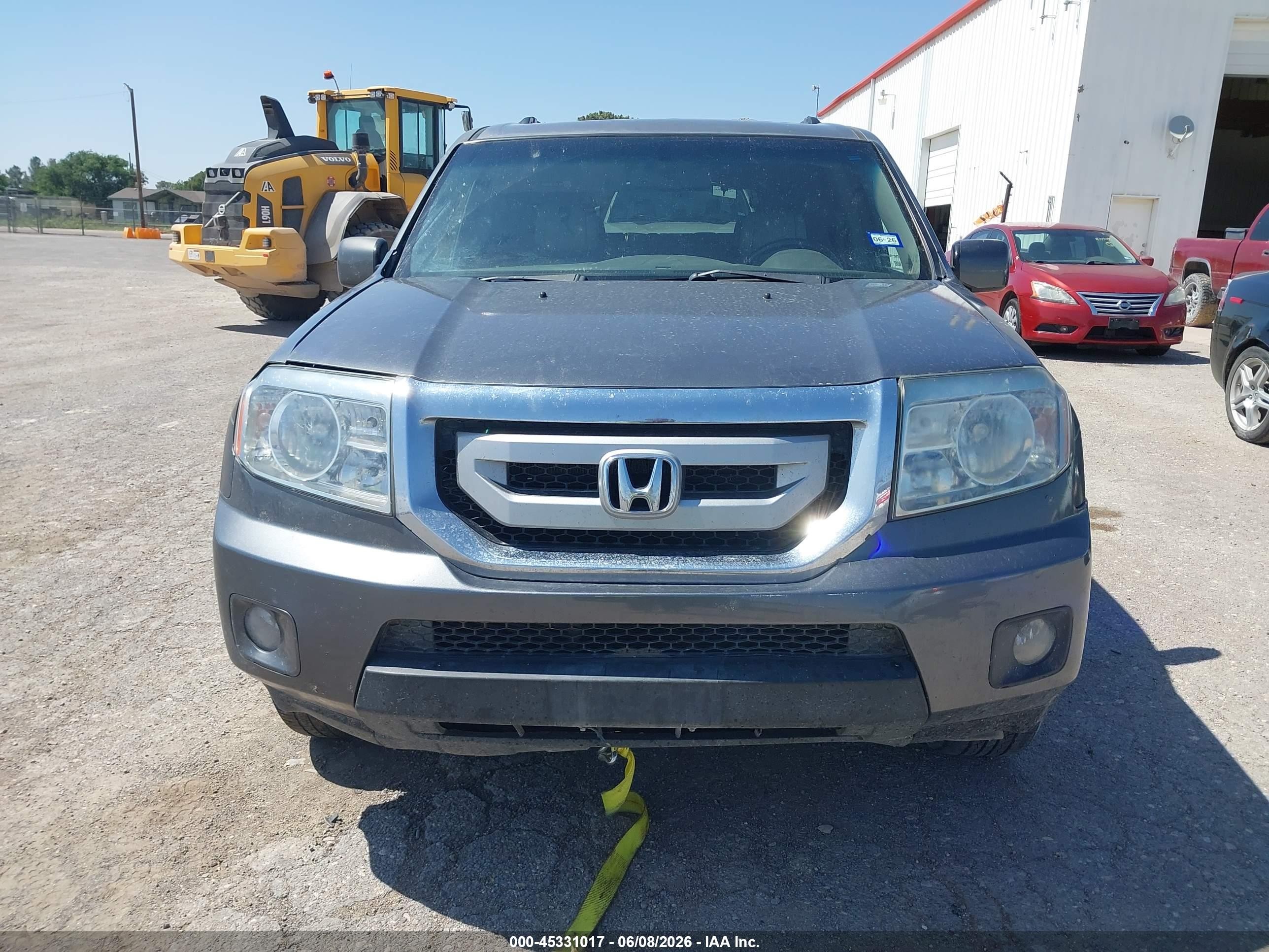 2011 Honda Pilot Ex-l Серый vin: 5FNYF4H50BB005731
