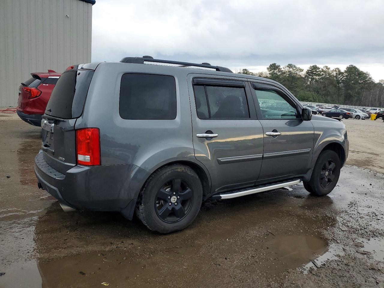 2011 Honda Pilot Exl Gray vin: 5FNYF4H50BB027308
