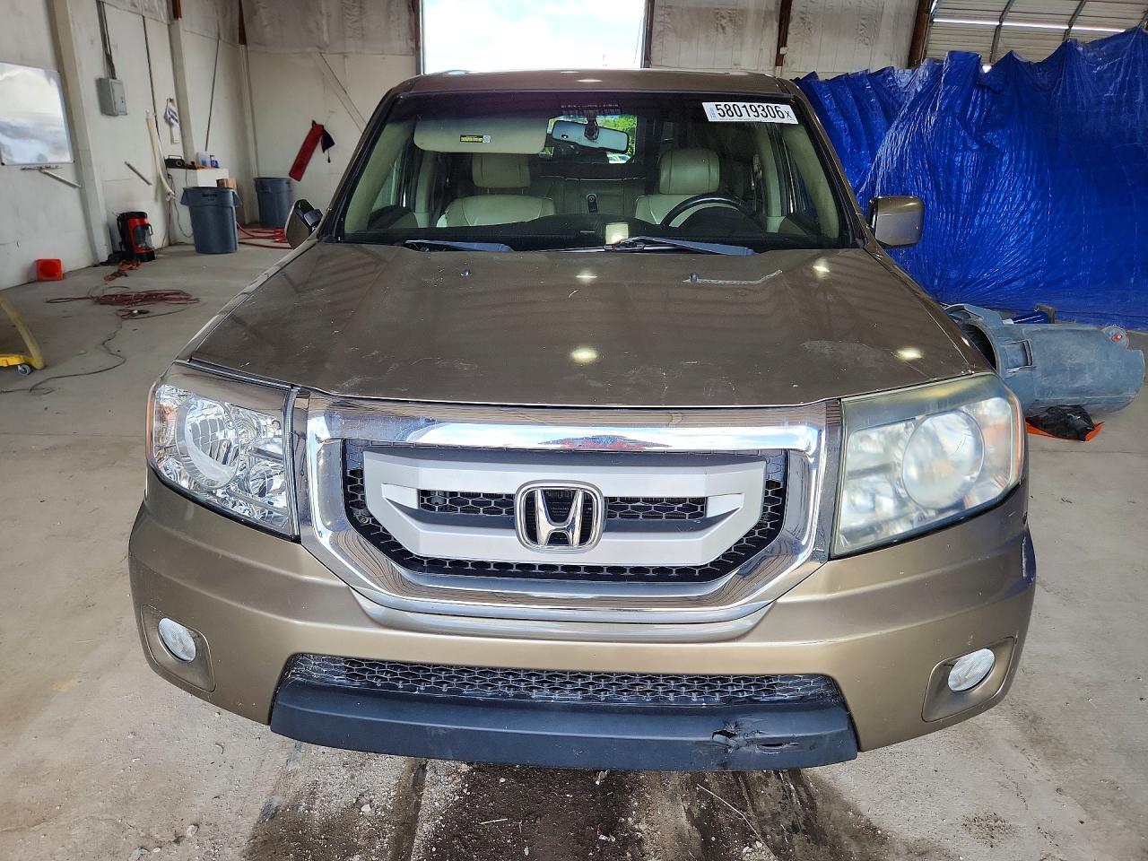 2011 Honda Pilot Exl Beige vin: 5FNYF4H50BB055738