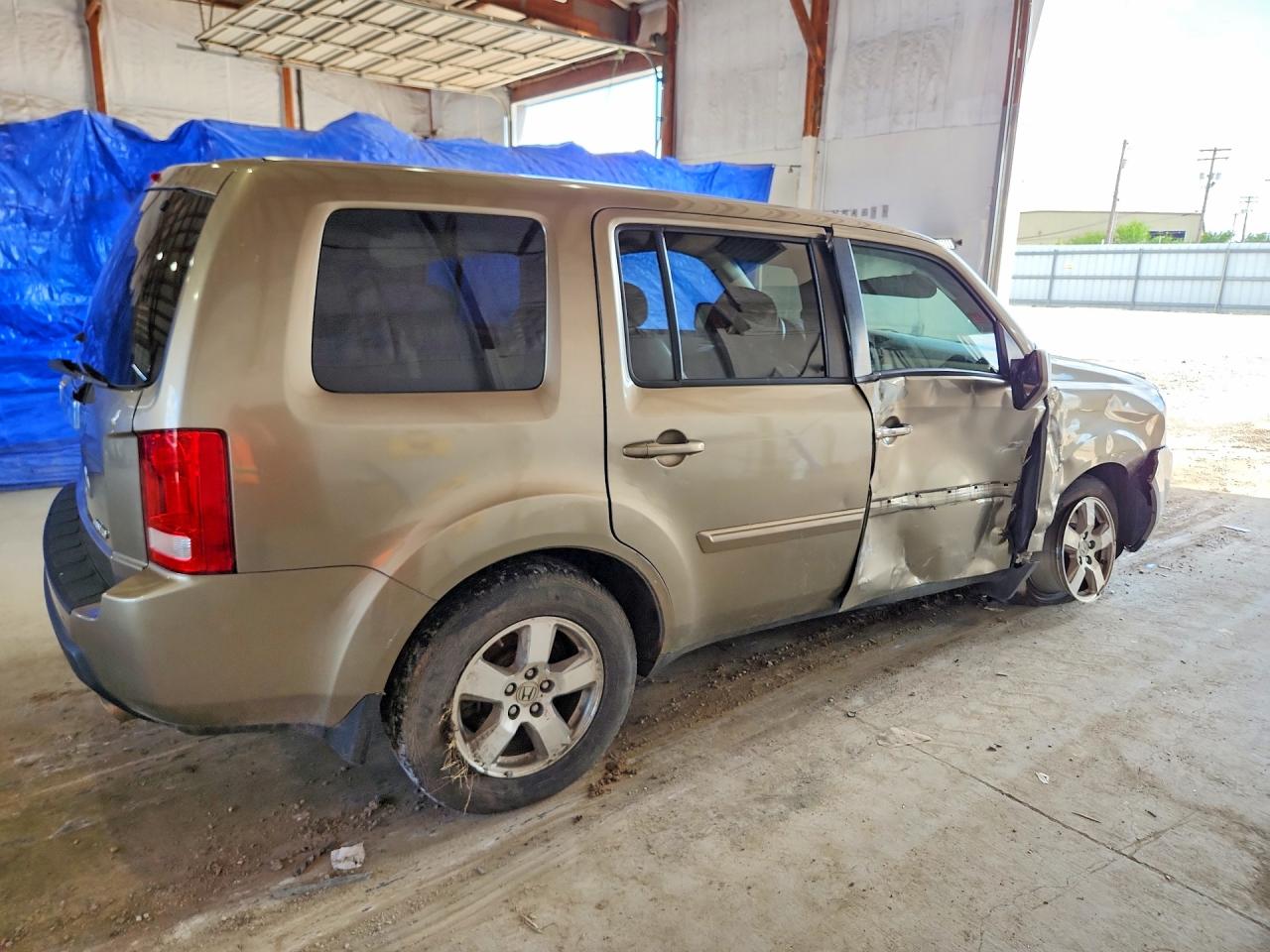 2011 Honda Pilot Exl Beige vin: 5FNYF4H50BB055738