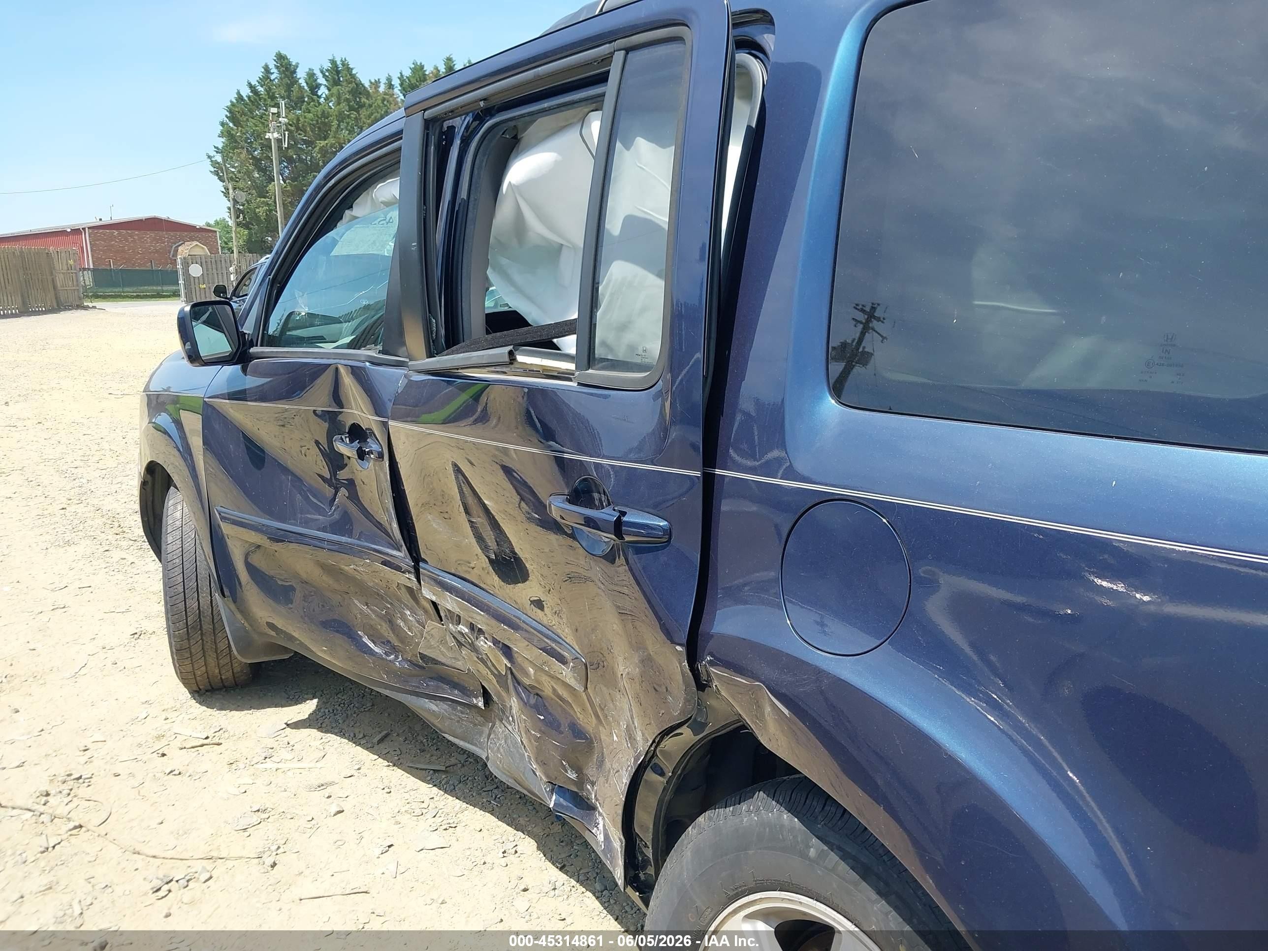 2011 Honda Pilot Exl Black vin: 5FNYF4H50BB095561