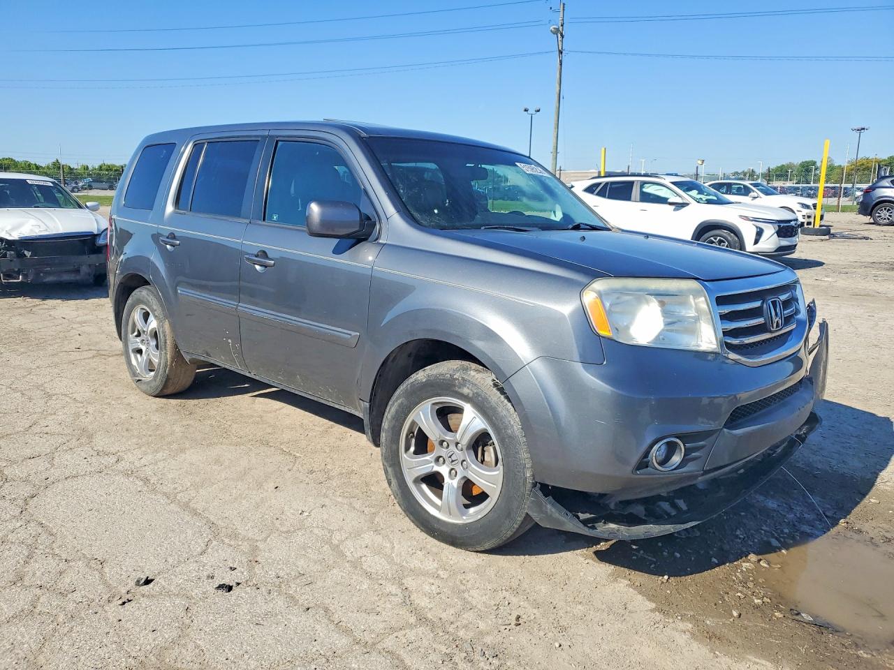 2012 Honda Pilot Exl Gray vin: 5FNYF4H50CB004970