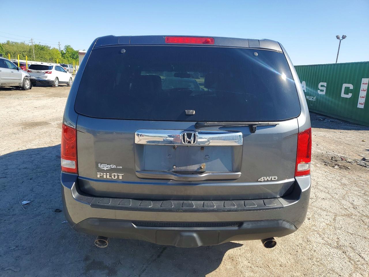 2012 Honda Pilot Exl Gray vin: 5FNYF4H50CB004970