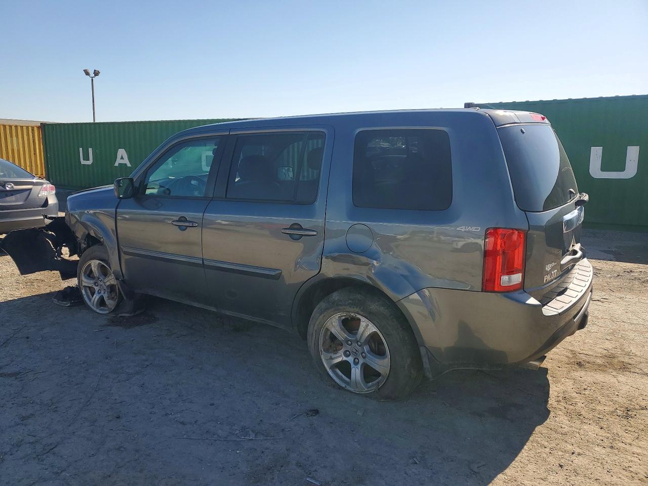 2012 Honda Pilot Exl Gray vin: 5FNYF4H50CB004970
