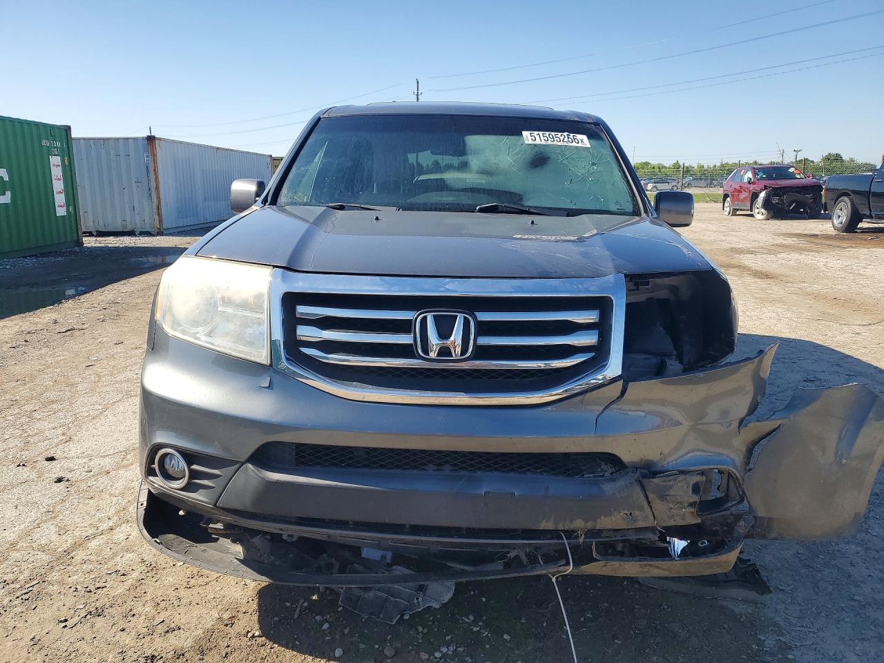 2012 Honda Pilot Exl Gray vin: 5FNYF4H50CB004970