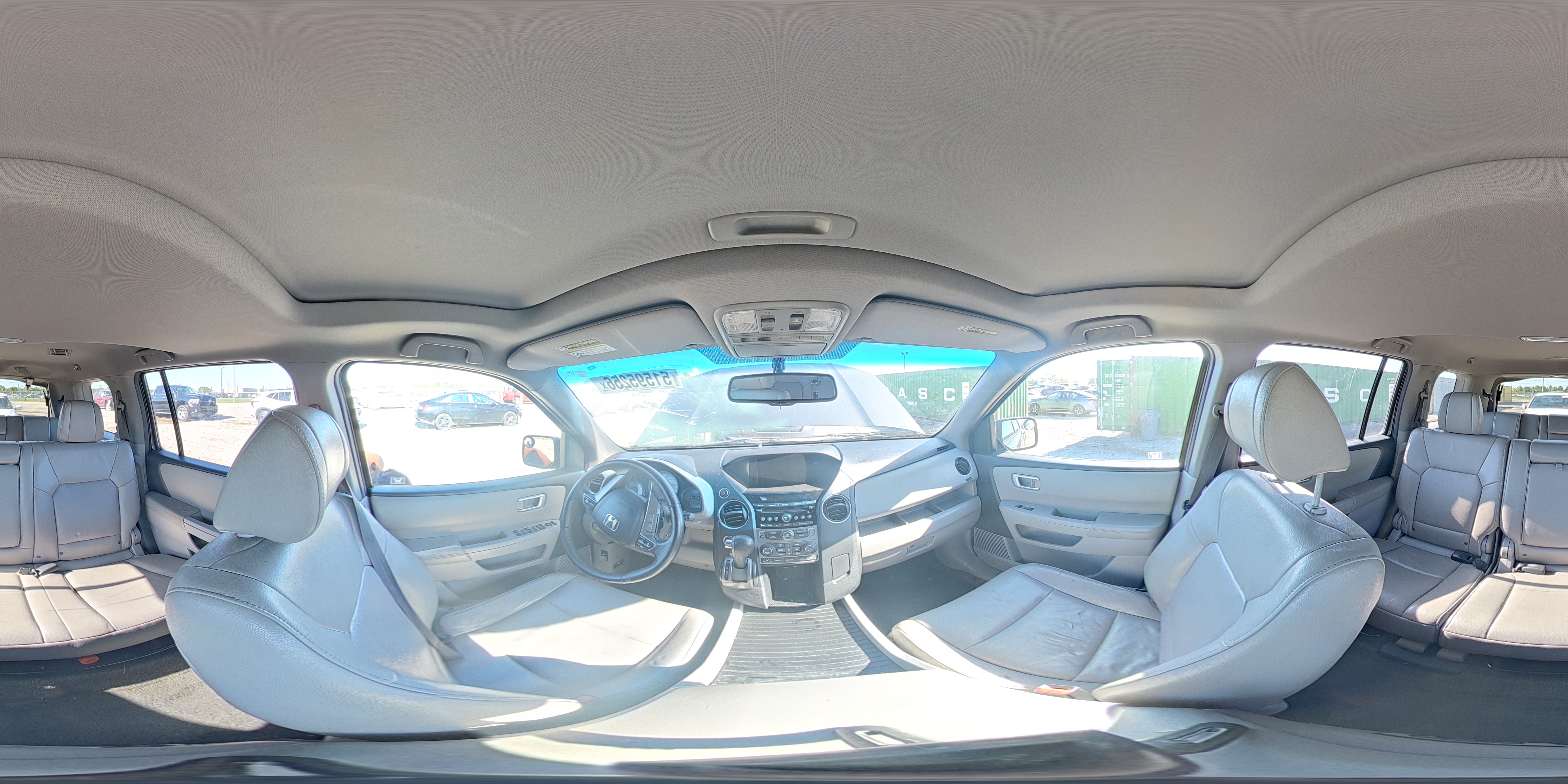 2012 Honda Pilot Exl Gray vin: 5FNYF4H50CB004970