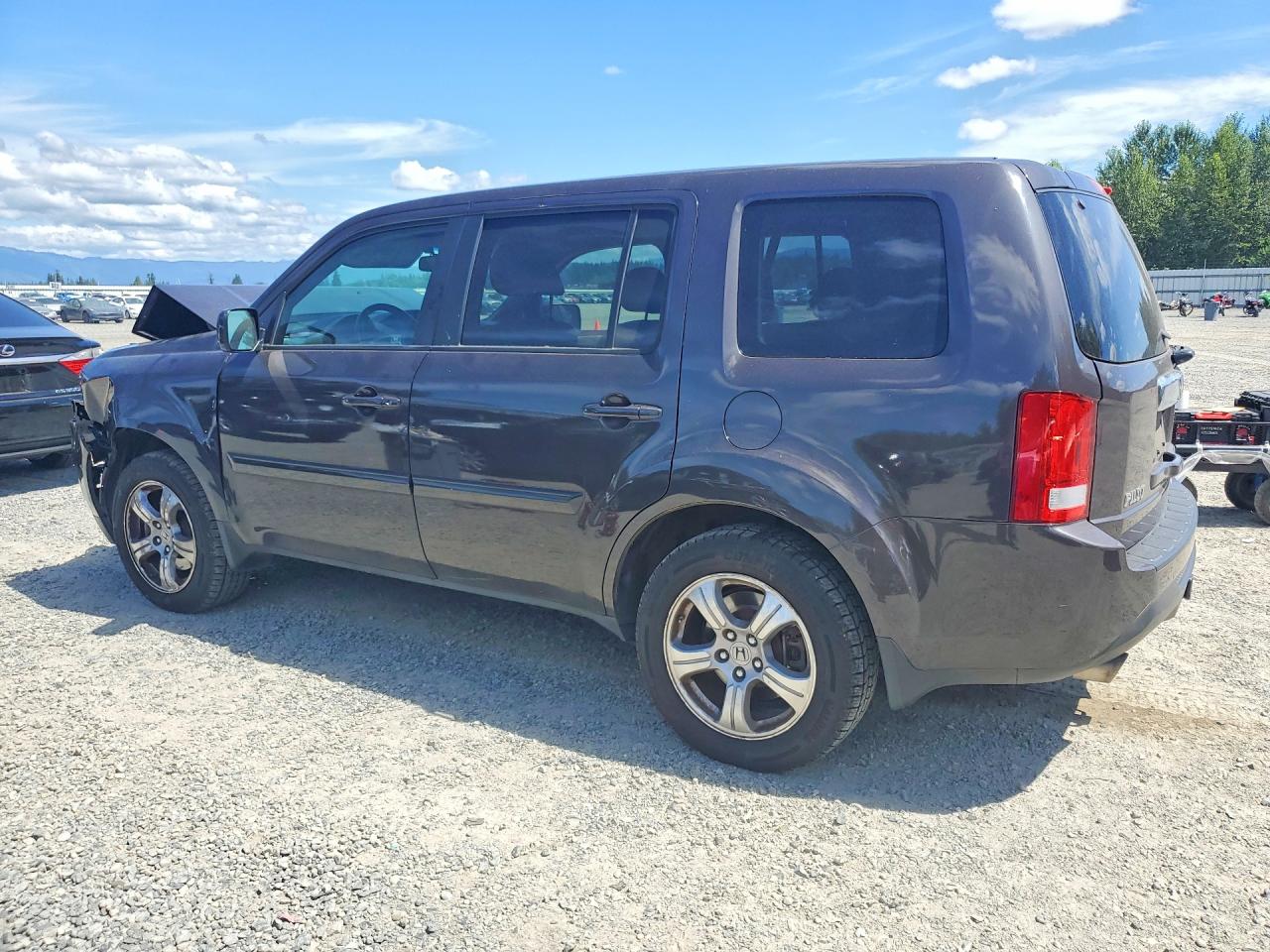 2012 Honda Pilot Exl Коричневый vin: 5FNYF4H50CB025222
