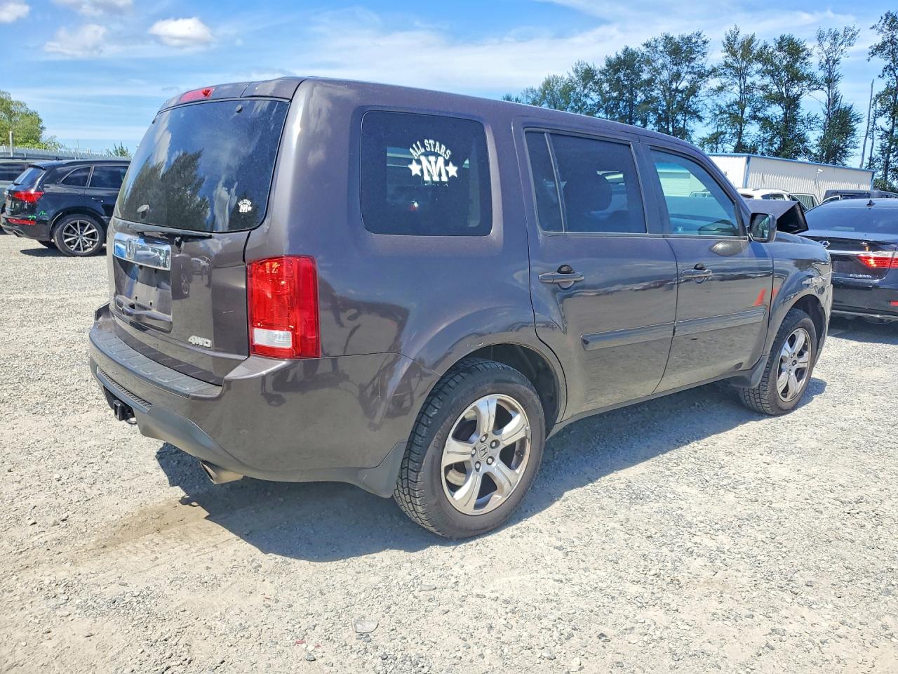 2012 Honda Pilot Exl Коричневый vin: 5FNYF4H50CB025222
