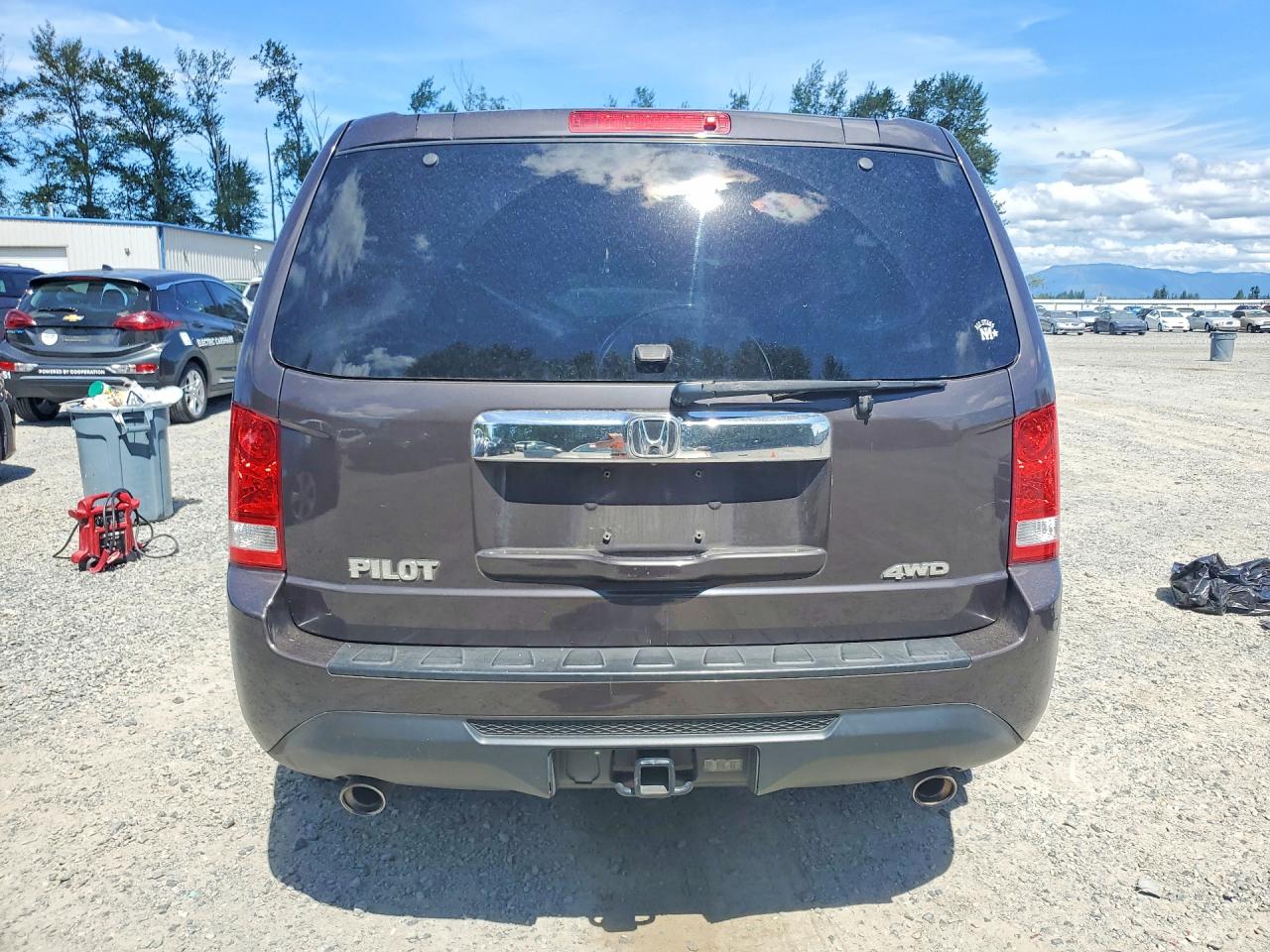 2012 Honda Pilot Exl Коричневый vin: 5FNYF4H50CB025222