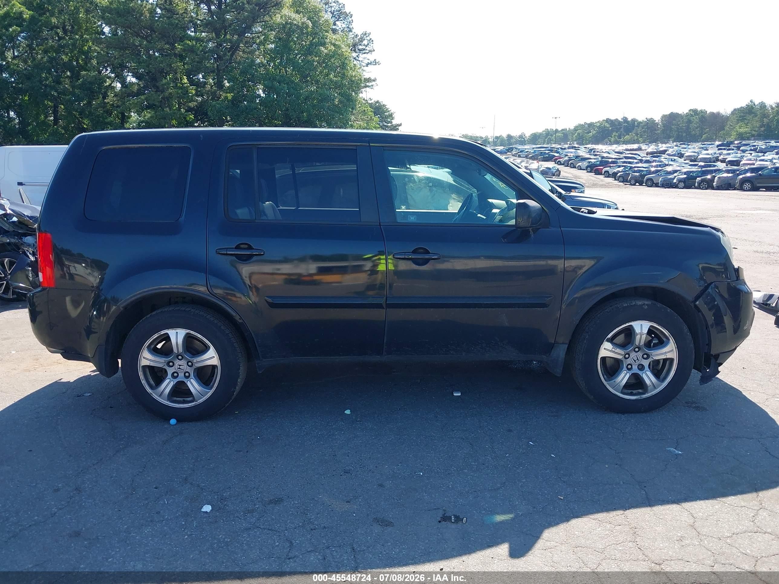 2012 Honda Pilot Ex-l Black vin: 5FNYF4H50CB032073