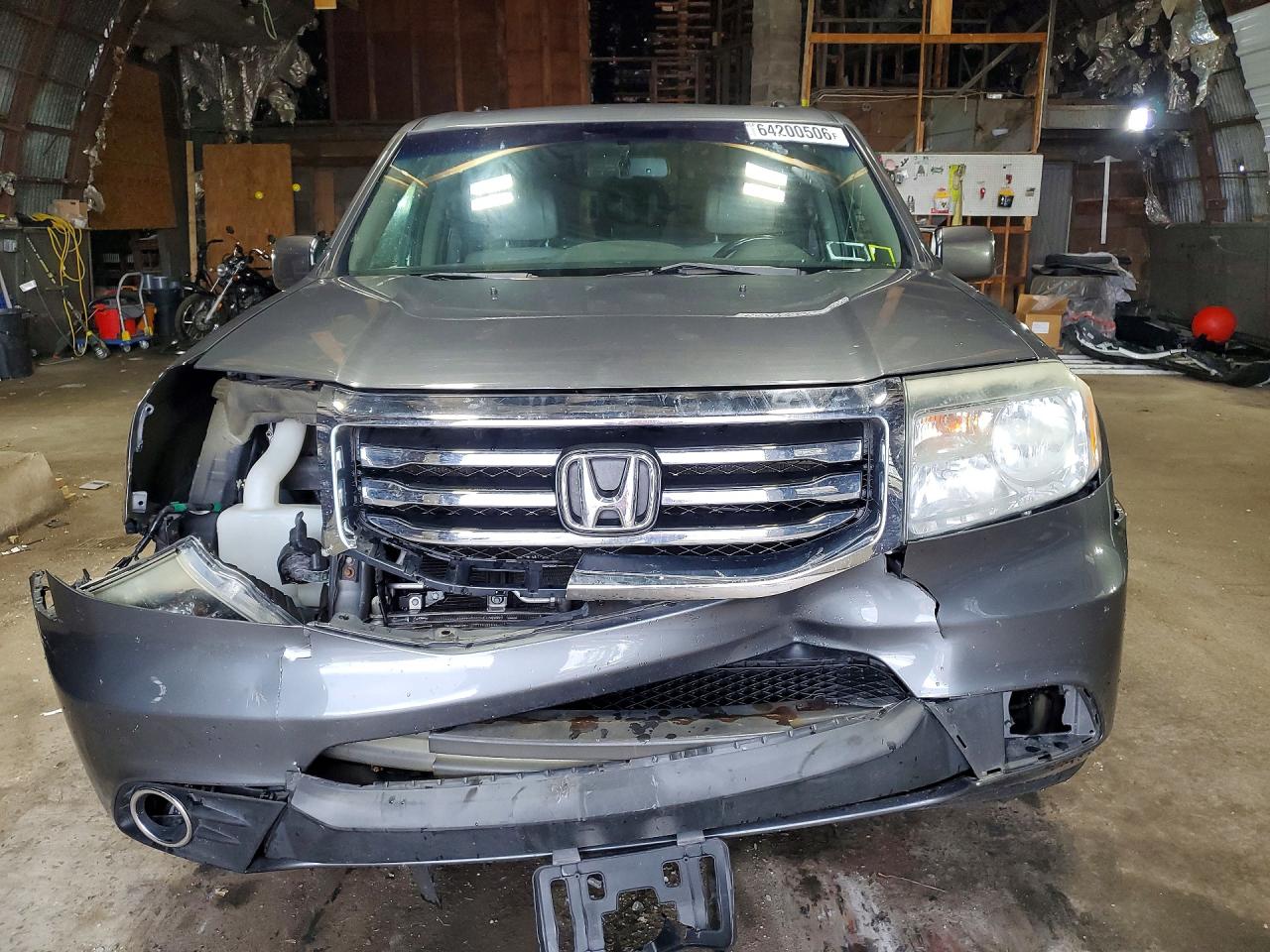 2012 Honda Pilot Exl Charcoal vin: 5FNYF4H50CB032364