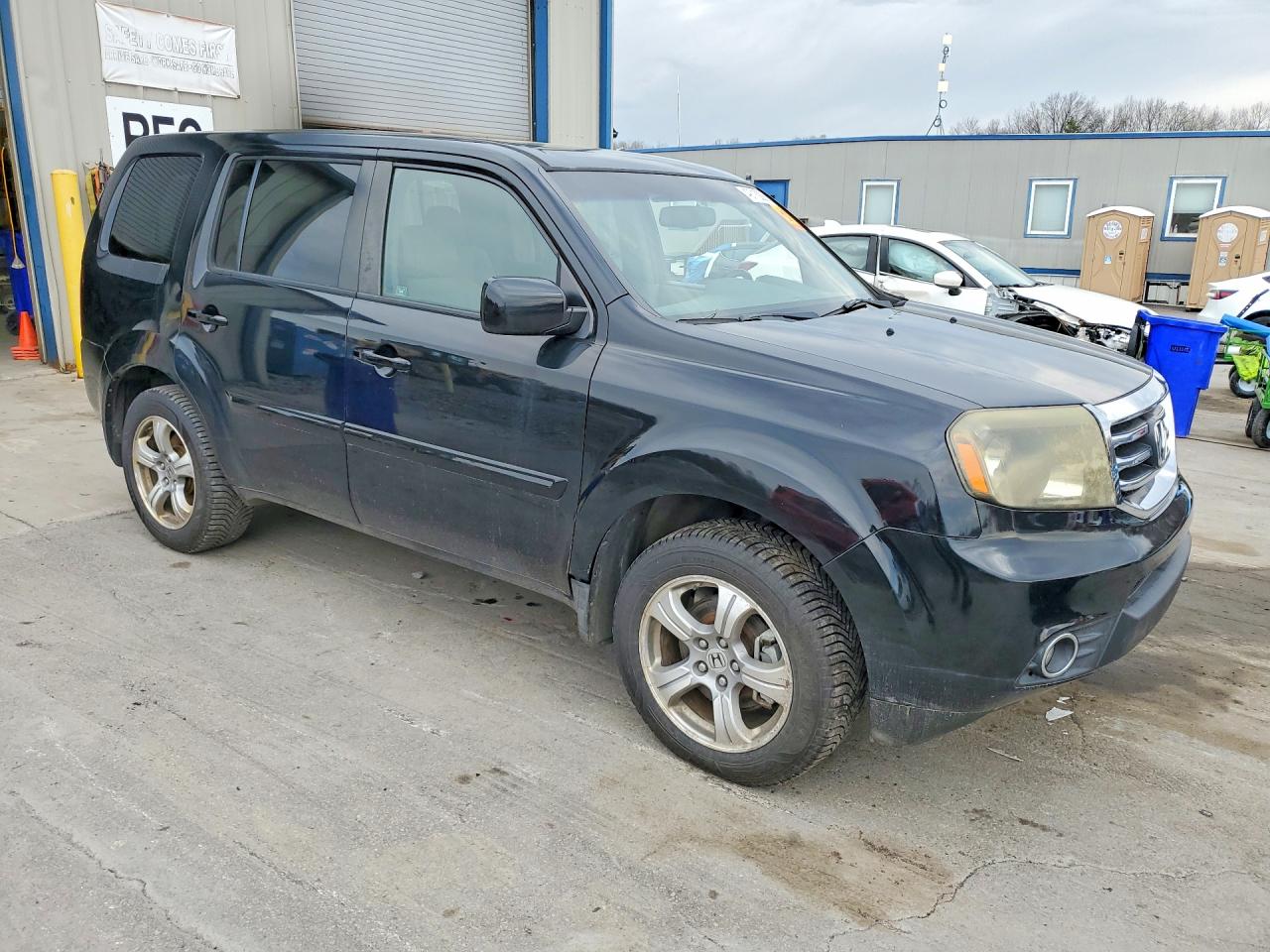 2012 Honda Pilot Exl Черный vin: 5FNYF4H50CB037791