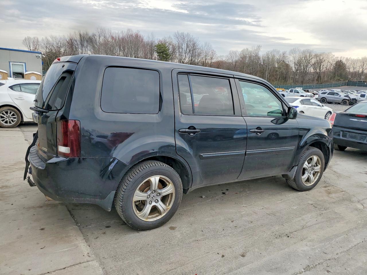 2012 Honda Pilot Exl Черный vin: 5FNYF4H50CB037791