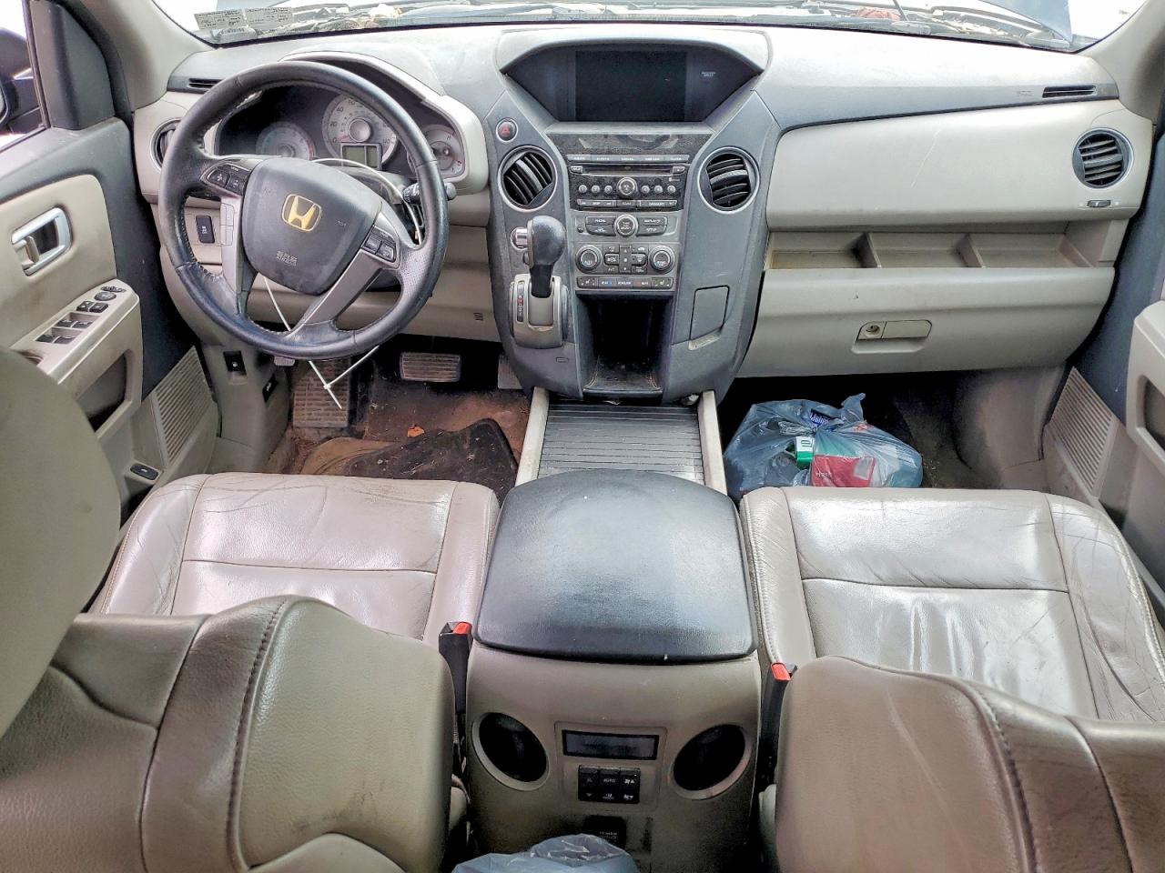 2012 Honda Pilot Exl Черный vin: 5FNYF4H50CB037791