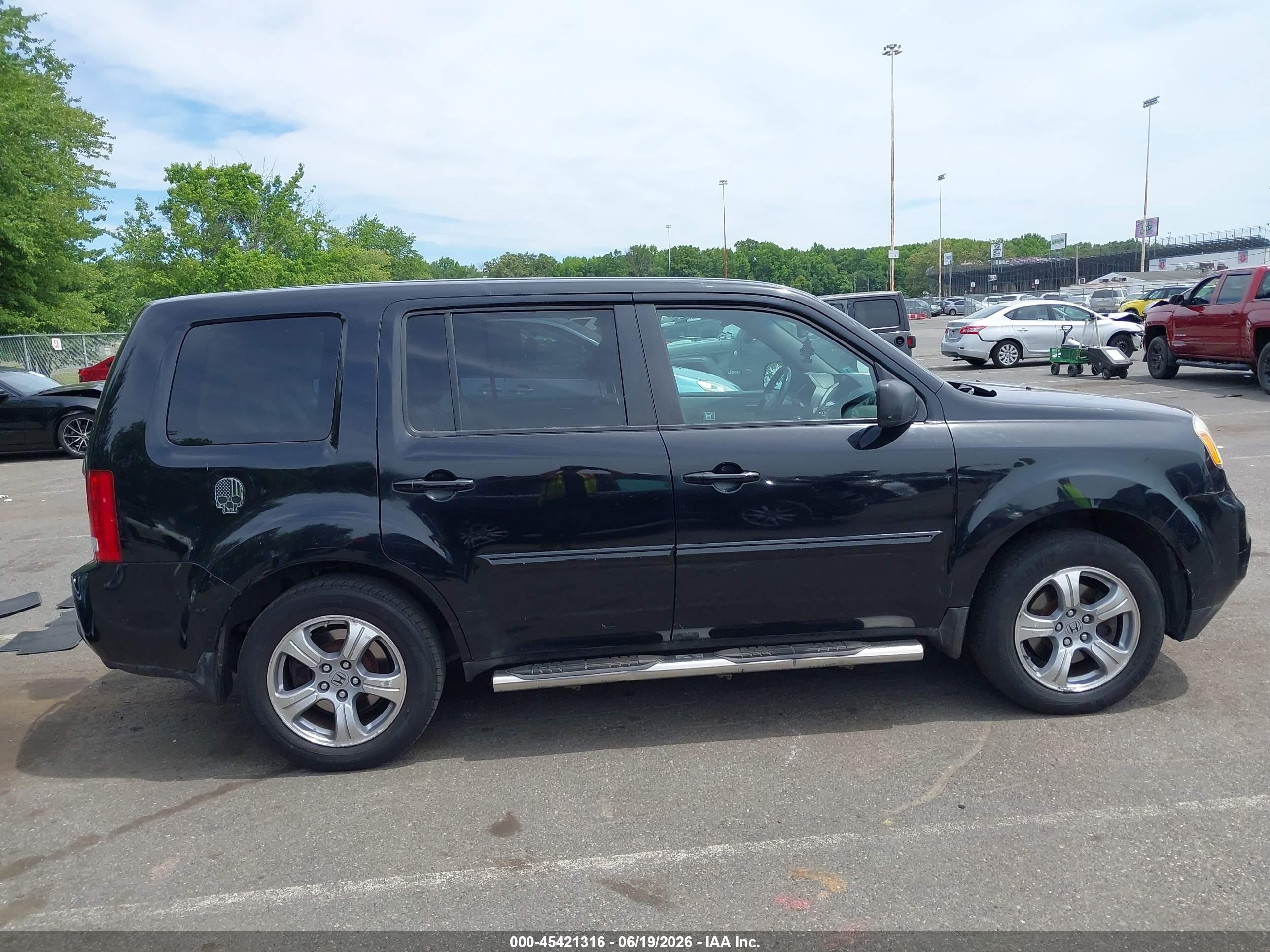 2012 Honda Pilot Ex-l Black vin: 5FNYF4H50CB042926