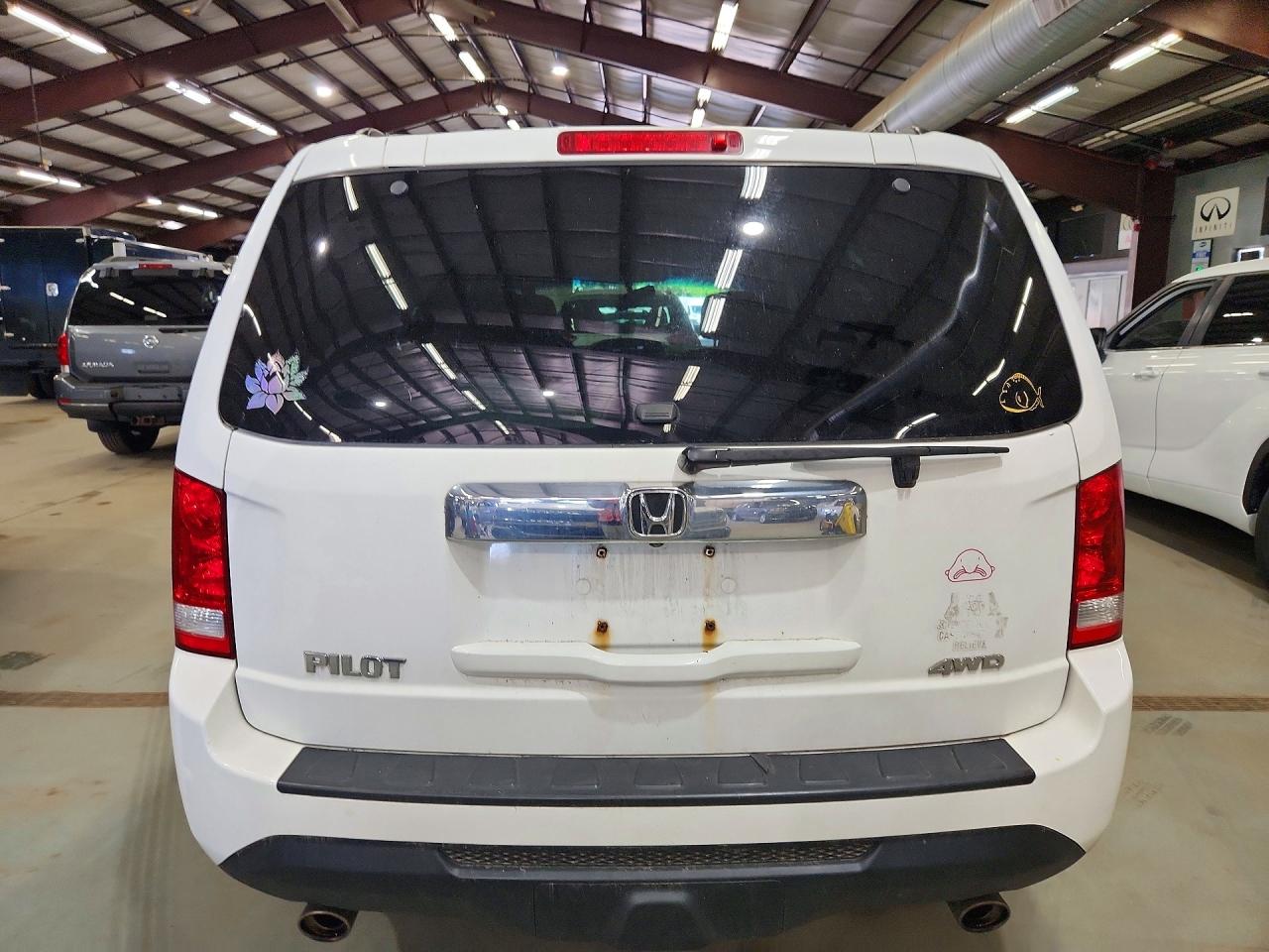 2012 Honda Pilot Exl White vin: 5FNYF4H50CB049438