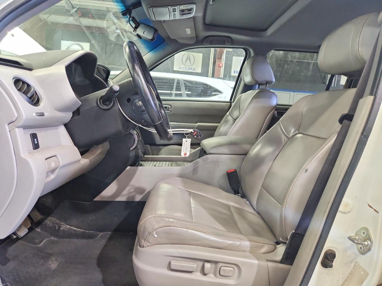 2012 Honda Pilot Exl White vin: 5FNYF4H50CB049438