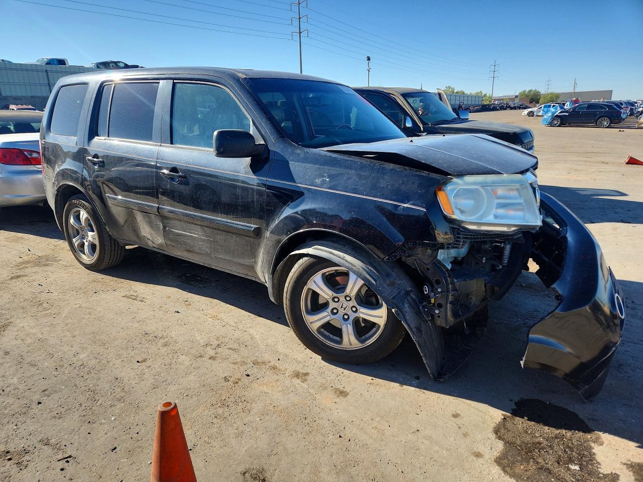 2012 Honda Pilot Exl Black vin: 5FNYF4H50CB051500