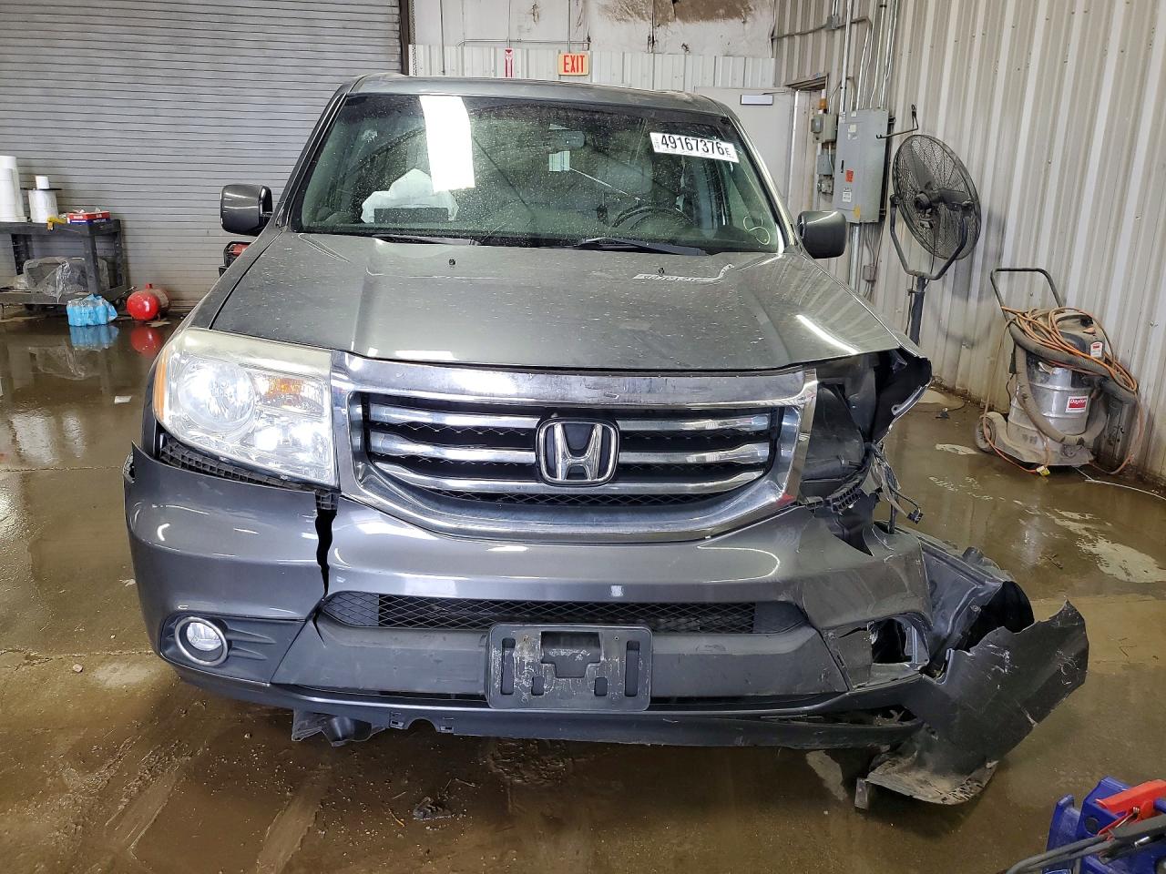 2012 Honda Pilot Exl Gray vin: 5FNYF4H50CB056373