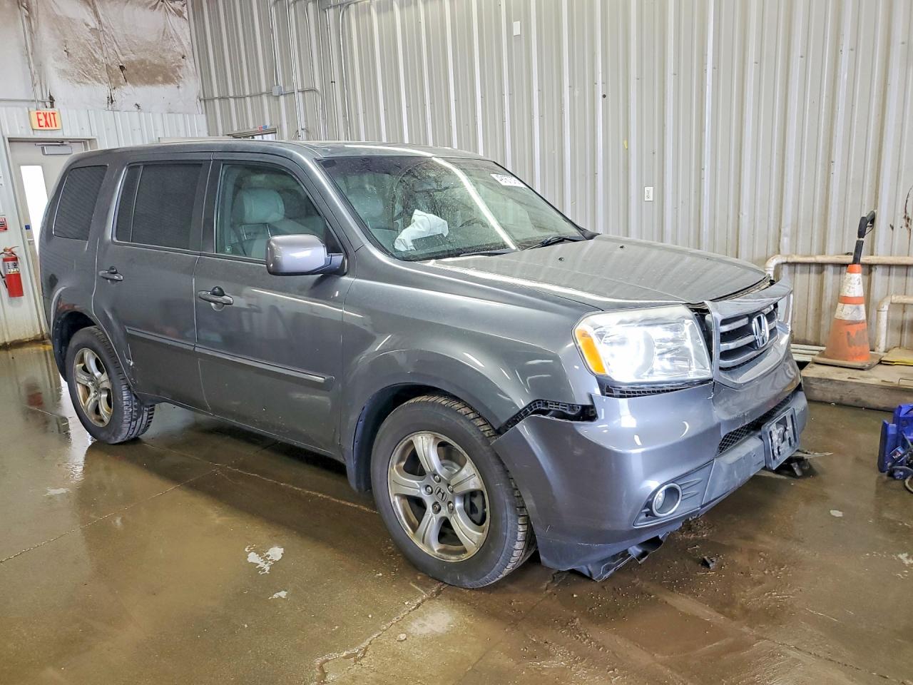 2012 Honda Pilot Exl Gray vin: 5FNYF4H50CB056373