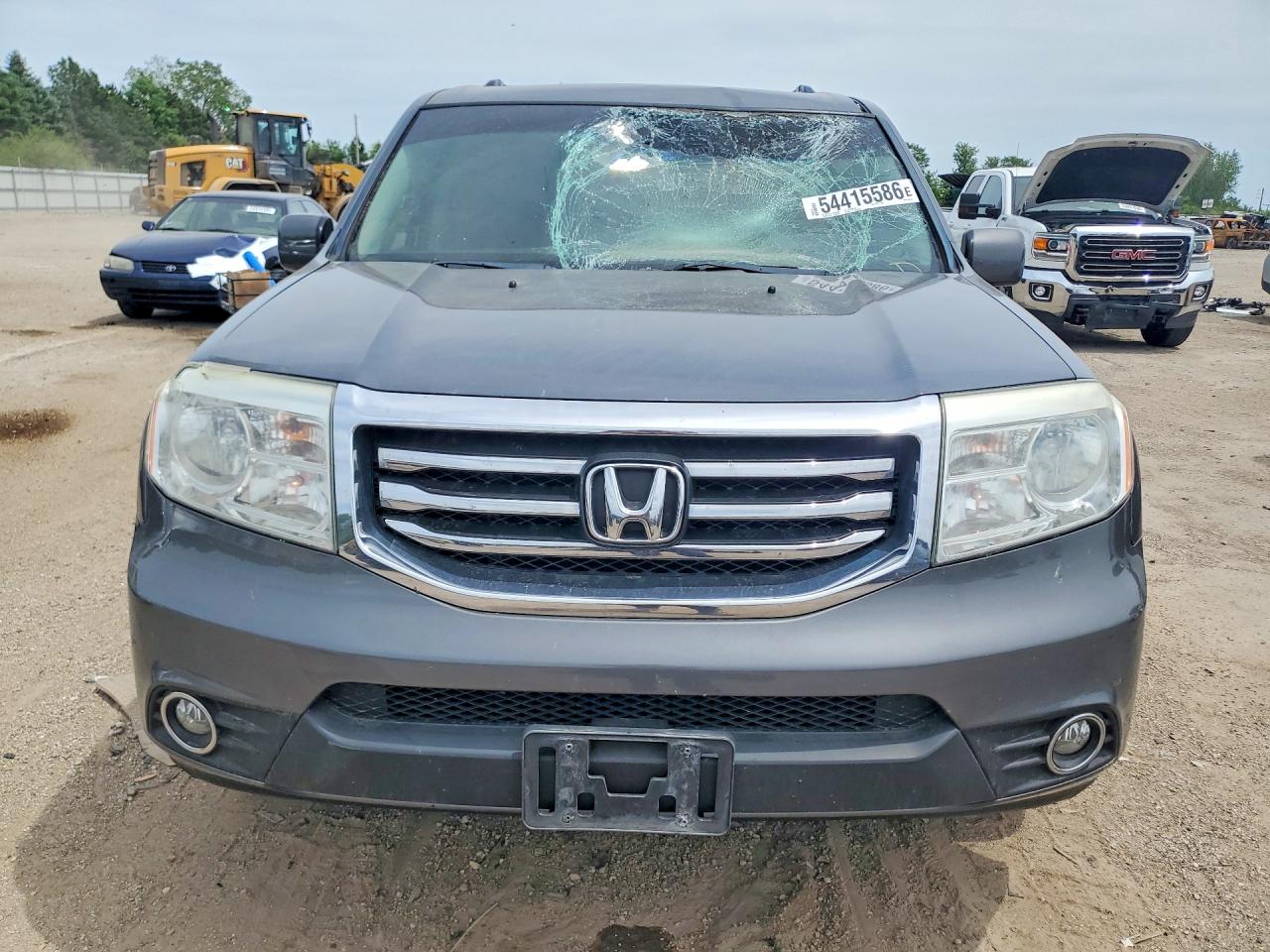2012 Honda Pilot Exl Gray vin: 5FNYF4H50CB062139
