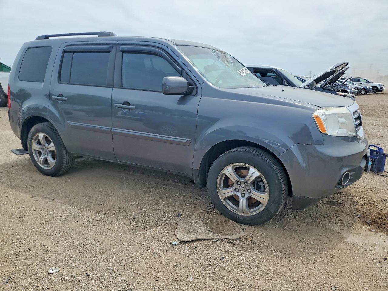 2012 Honda Pilot Exl Gray vin: 5FNYF4H50CB062139