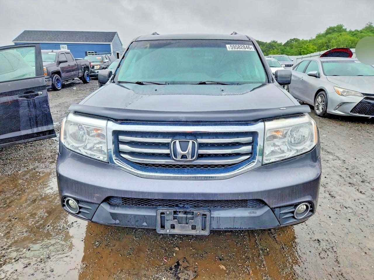 2012 Honda Pilot Exl Gray vin: 5FNYF4H50CB068894