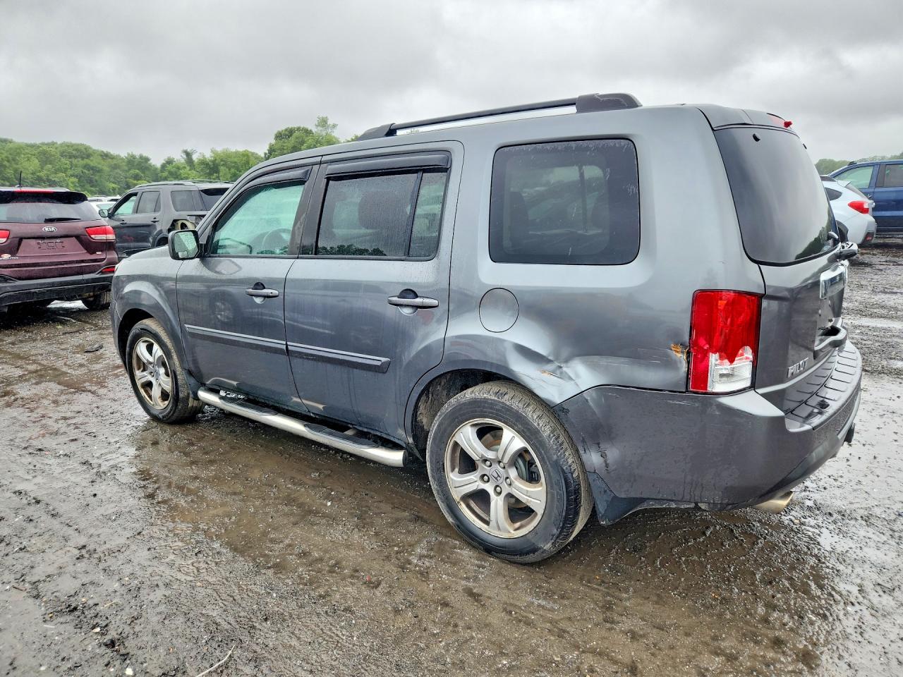 2012 Honda Pilot Exl Gray vin: 5FNYF4H50CB068894