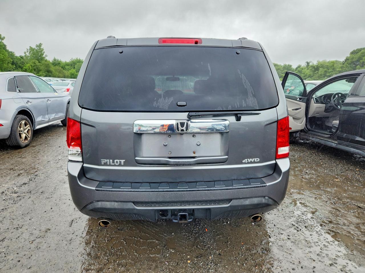 2012 Honda Pilot Exl Gray vin: 5FNYF4H50CB068894
