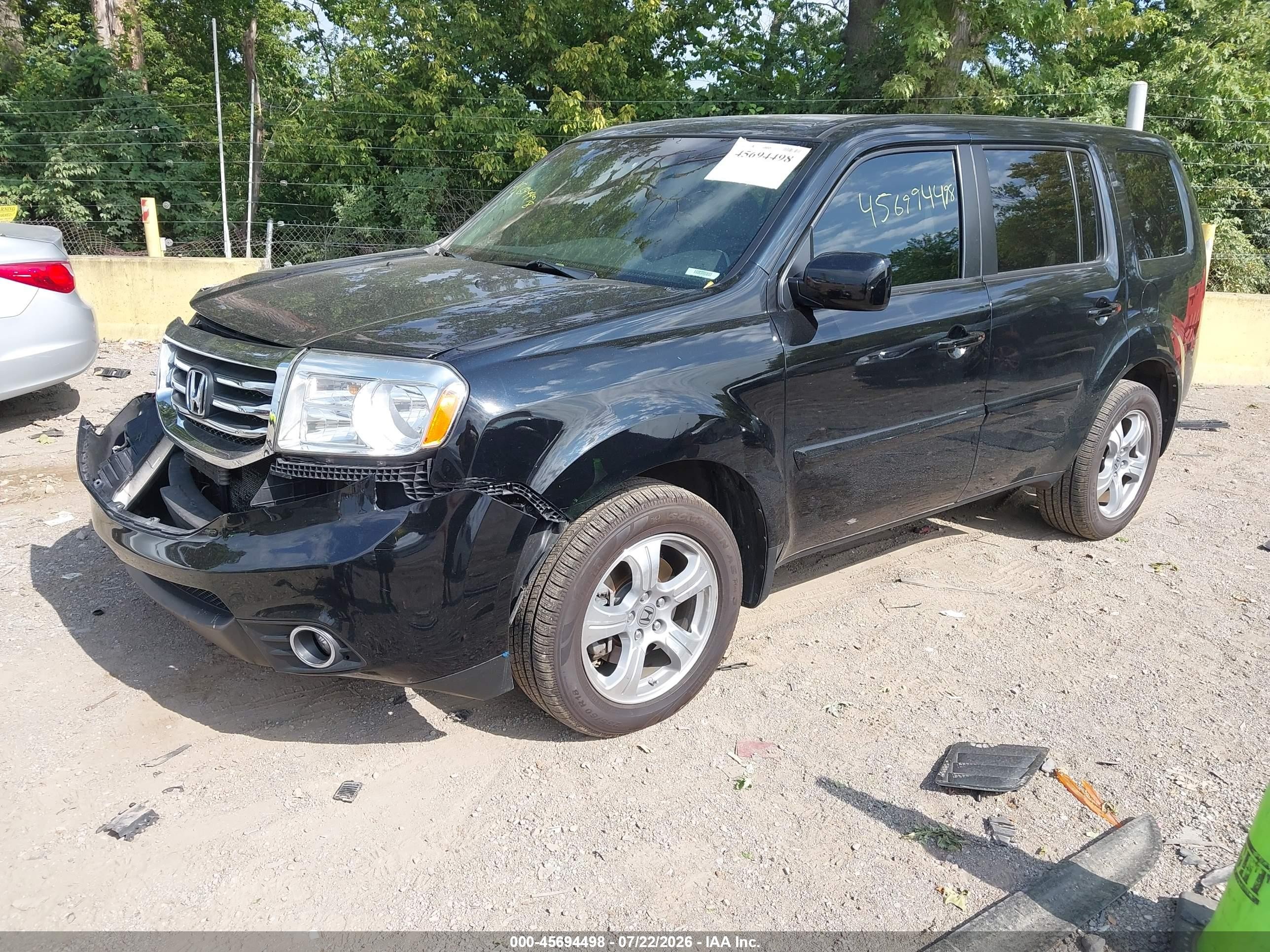 2012 Honda Pilot Ex-l Черный vin: 5FNYF4H50CB083475
