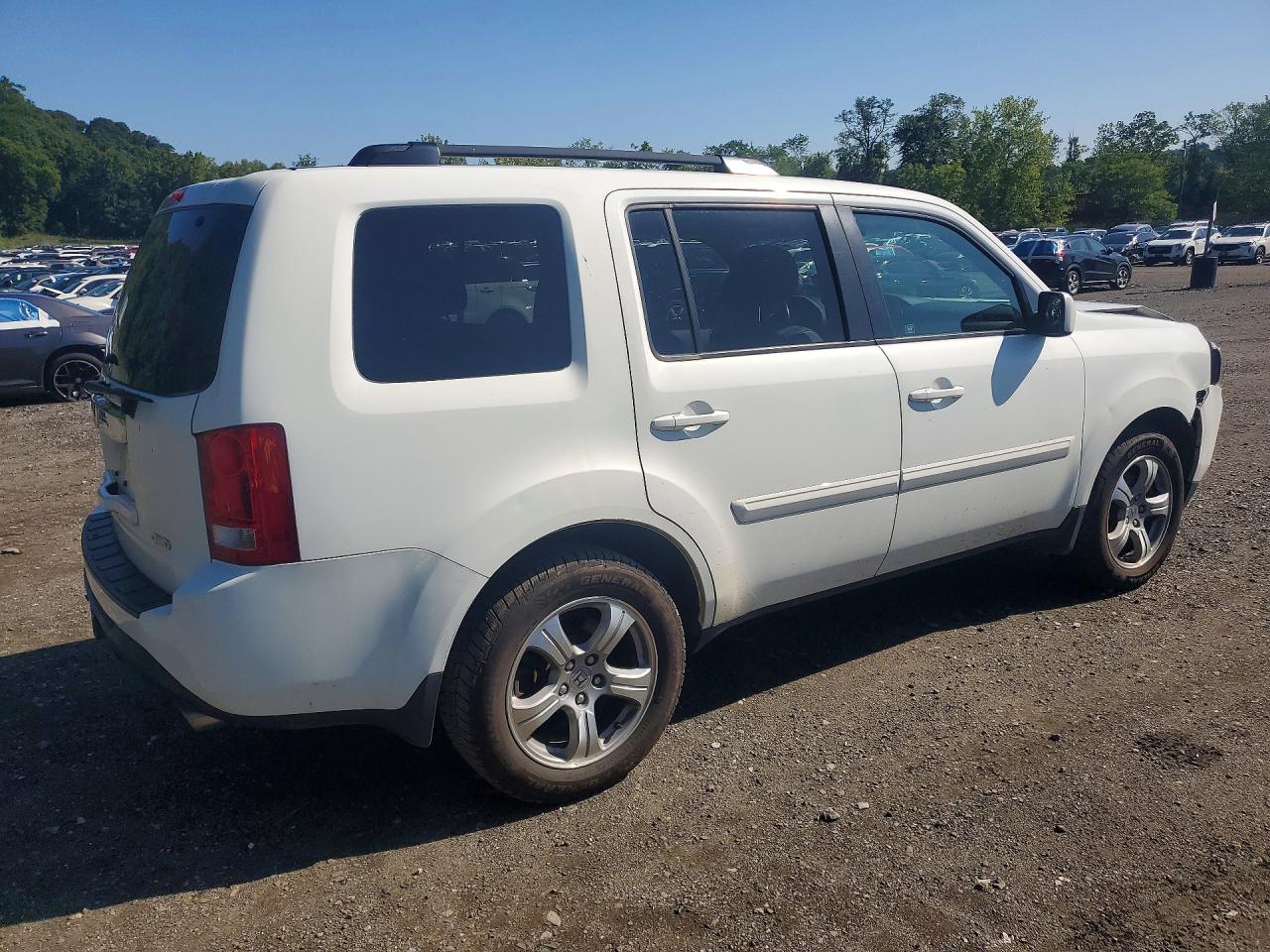 2012 Honda Pilot Exl White vin: 5FNYF4H50CB086280