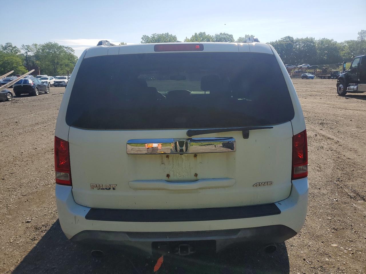 2012 Honda Pilot Exl White vin: 5FNYF4H50CB086280