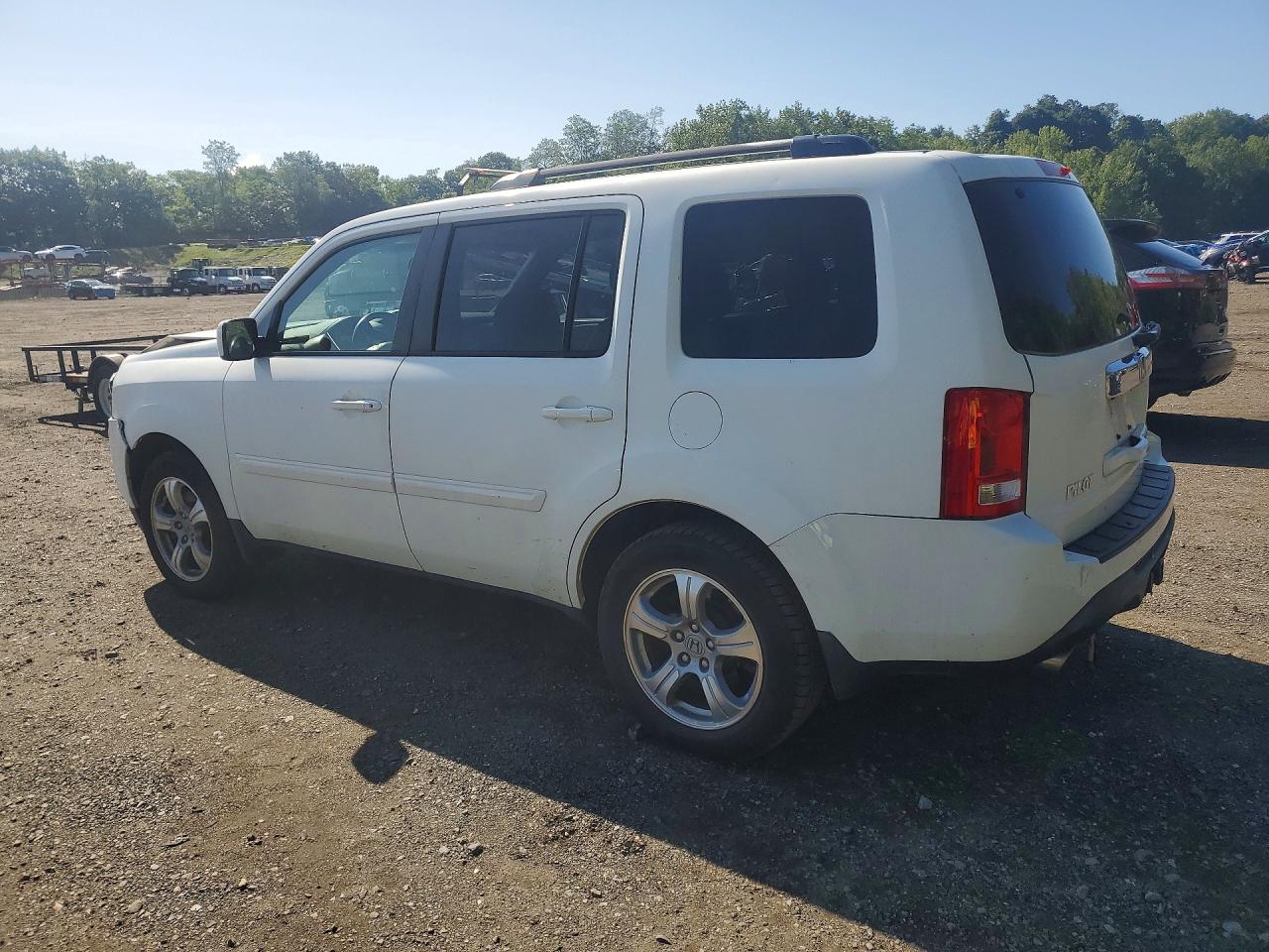 2012 Honda Pilot Exl White vin: 5FNYF4H50CB086280