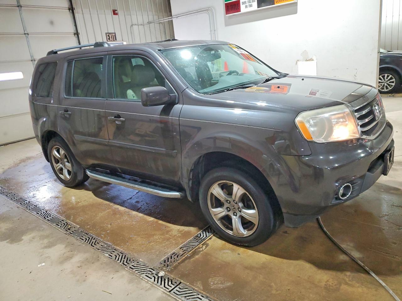 2013 Honda Pilot Exl Gray vin: 5FNYF4H50DB004792
