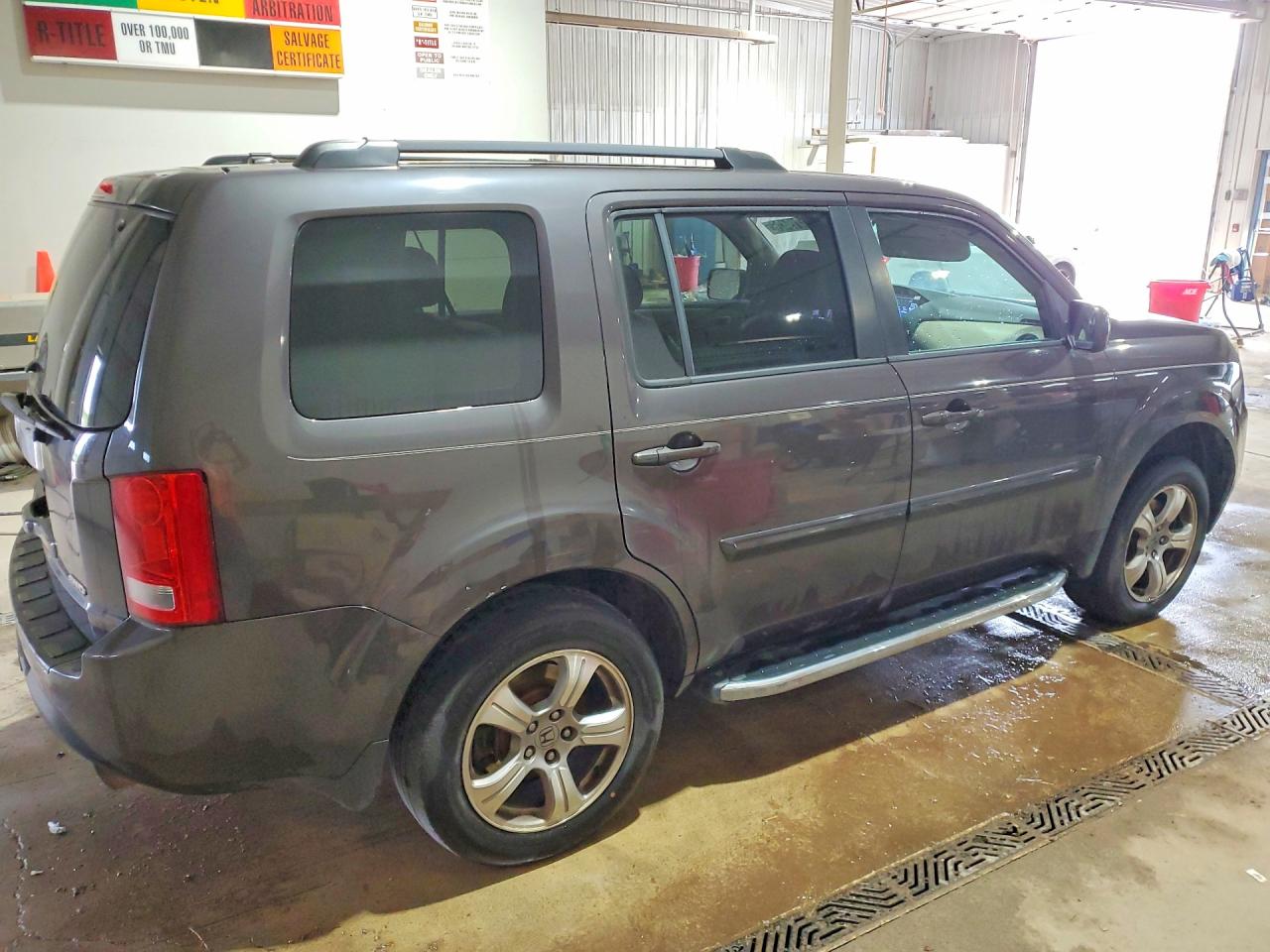 2013 Honda Pilot Exl Gray vin: 5FNYF4H50DB004792