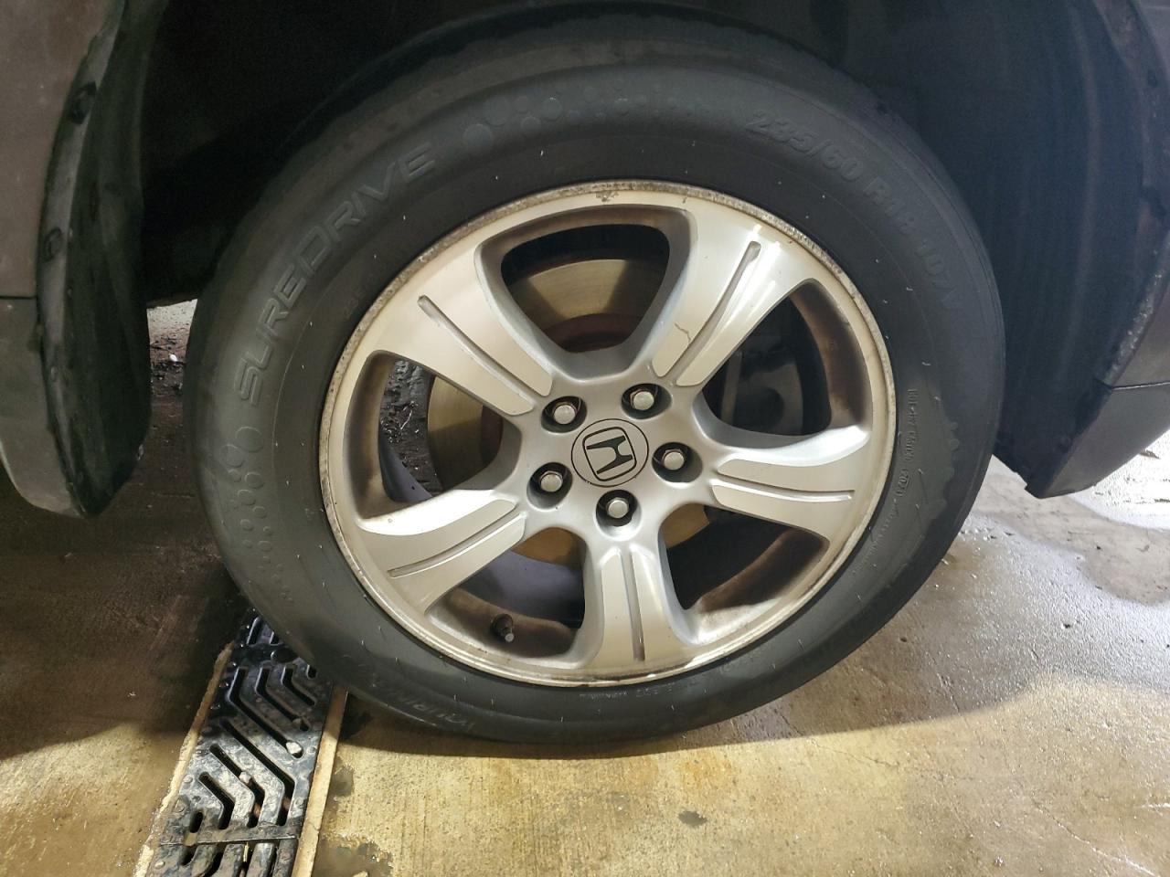 2013 Honda Pilot Exl Gray vin: 5FNYF4H50DB004792 Damage: Right Front Wheel, Curb Rash, > 12 Inches