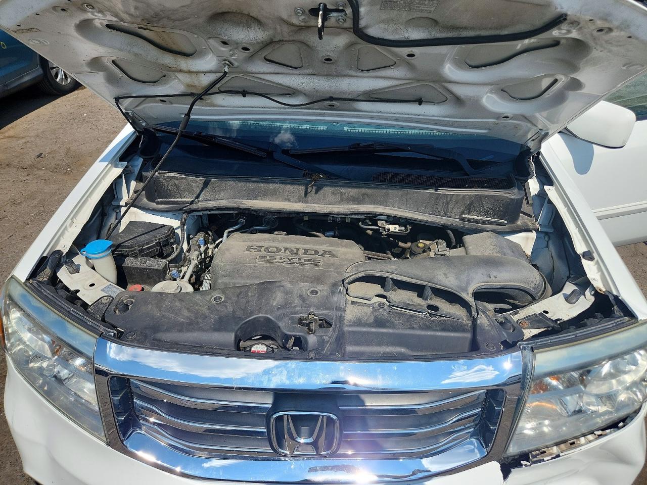 2013 Honda Pilot Exl White vin: 5FNYF4H50DB007661