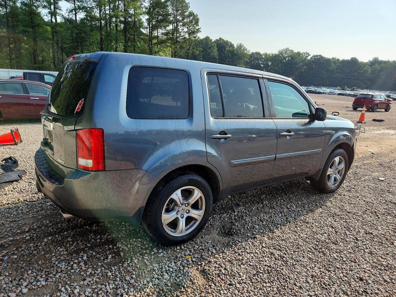 2013 Honda Pilot Exl Gray vin: 5FNYF4H50DB016991