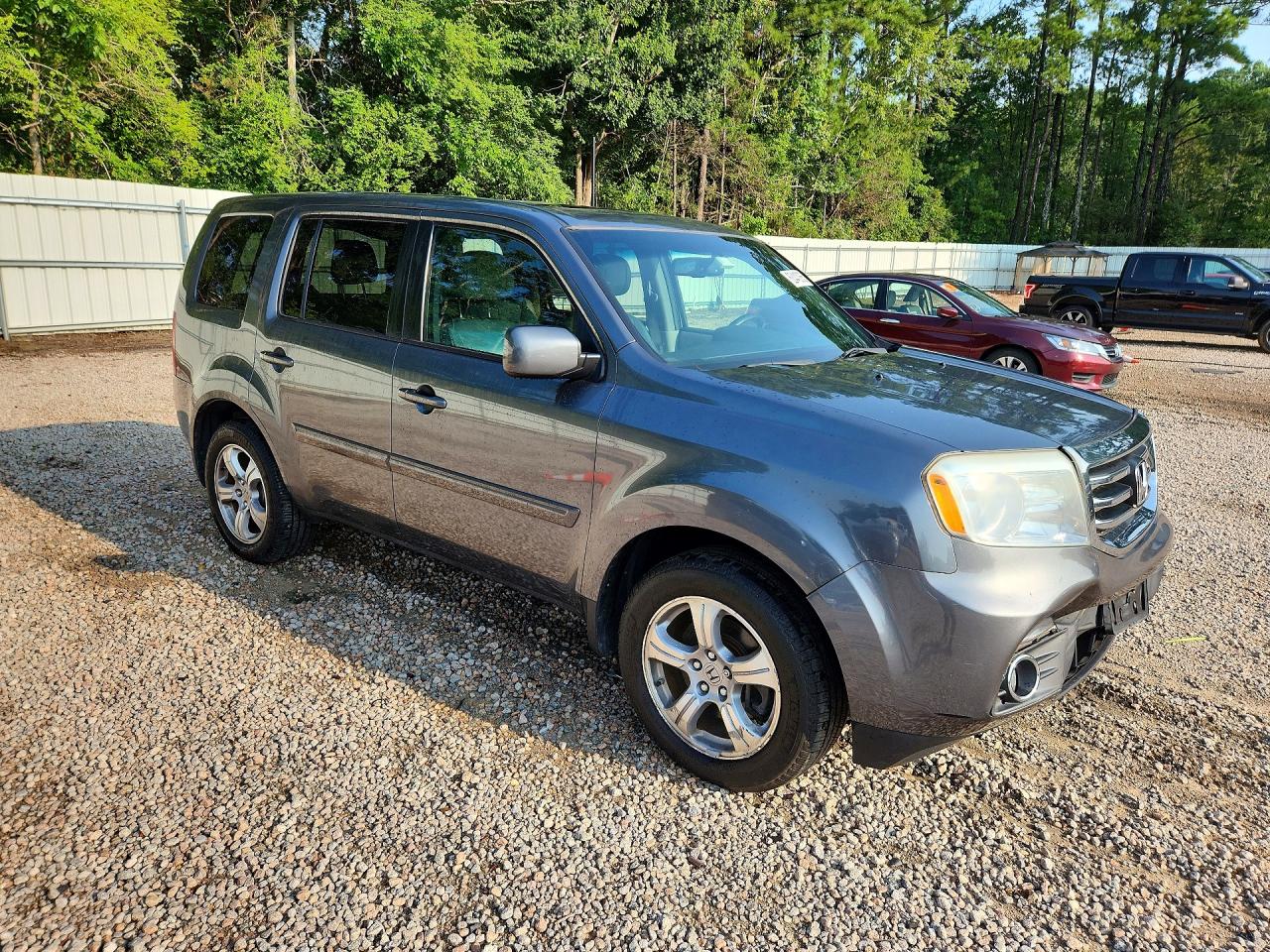 2013 Honda Pilot Exl Gray vin: 5FNYF4H50DB016991