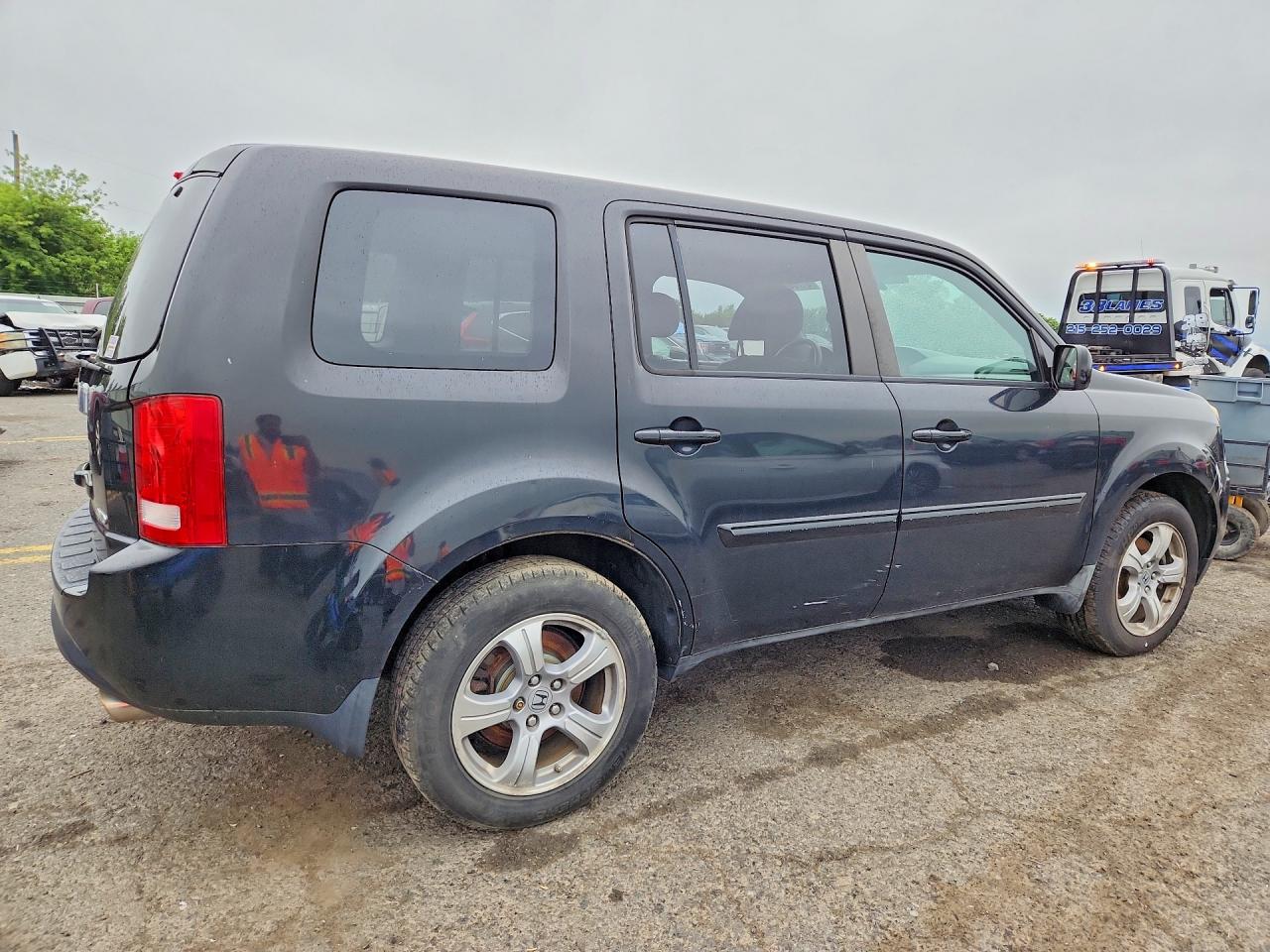 2013 Honda Pilot Exl Black vin: 5FNYF4H50DB023326