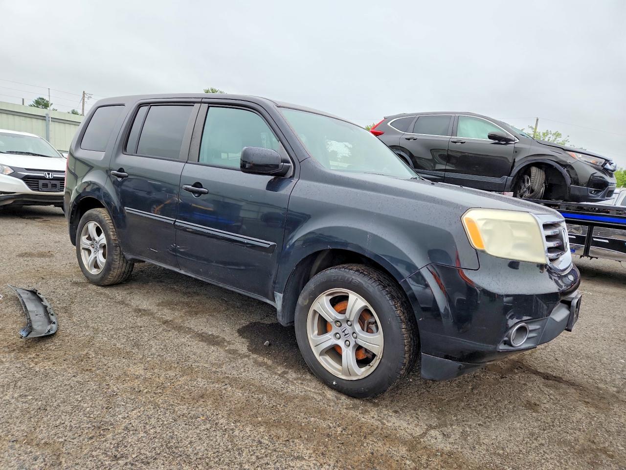 2013 Honda Pilot Exl Black vin: 5FNYF4H50DB023326