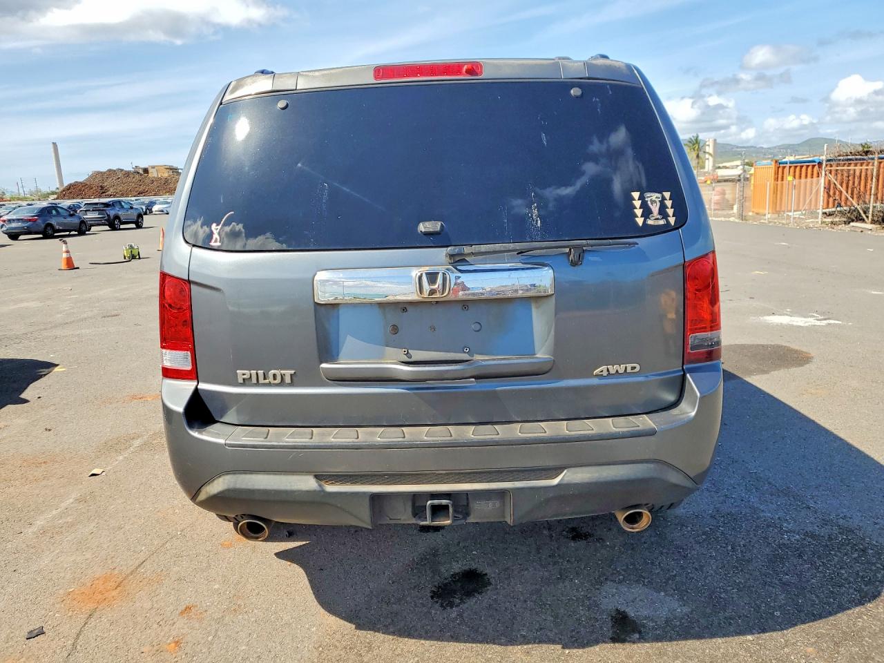 2013 Honda Pilot Exl Gray vin: 5FNYF4H50DB032429