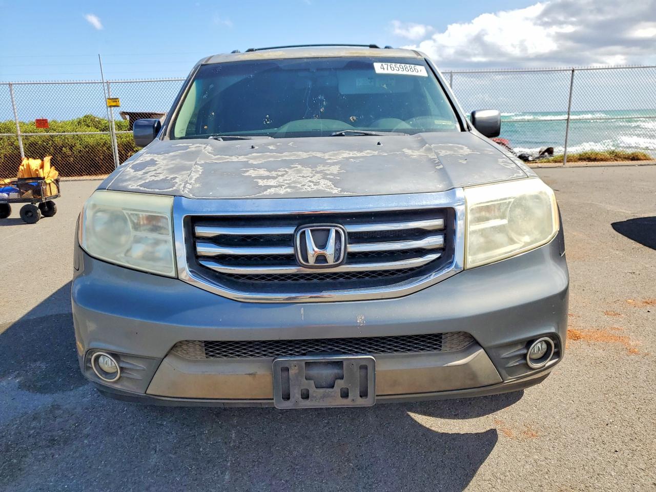 2013 Honda Pilot Exl Gray vin: 5FNYF4H50DB032429